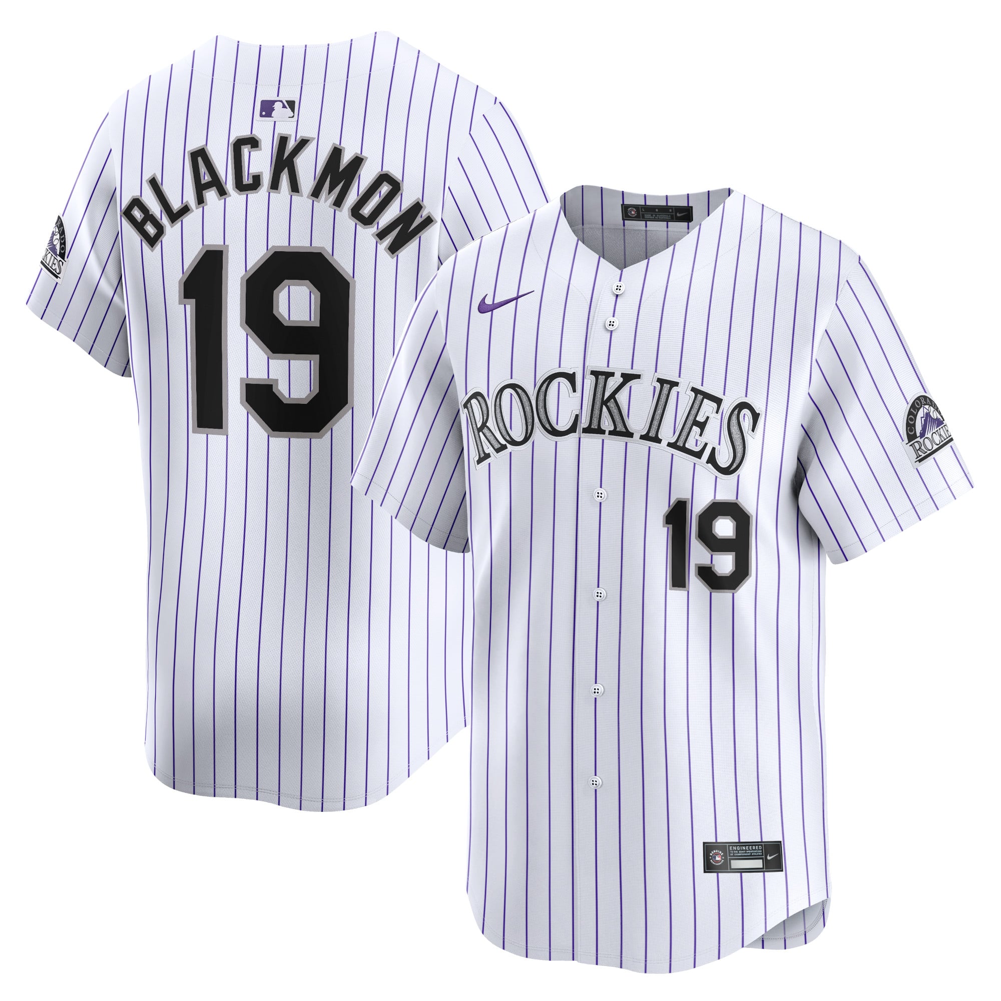 Charlie Blackmon Colorado Rockies Youth Home Limited Player Jersey - White - Image 2