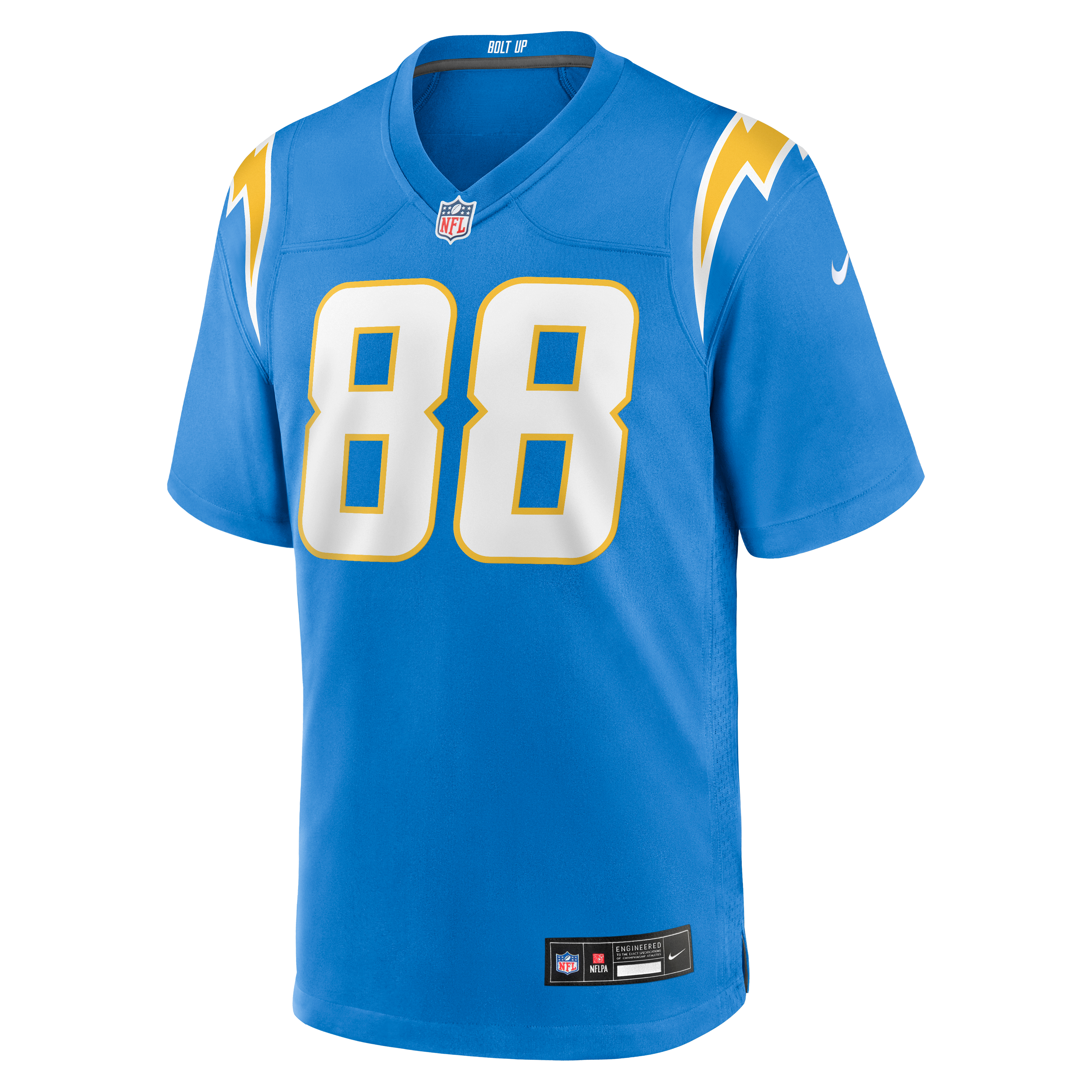 Charlie Kolar Los Angeles Chargers Team Game Jersey - Powder Blue - Image 3