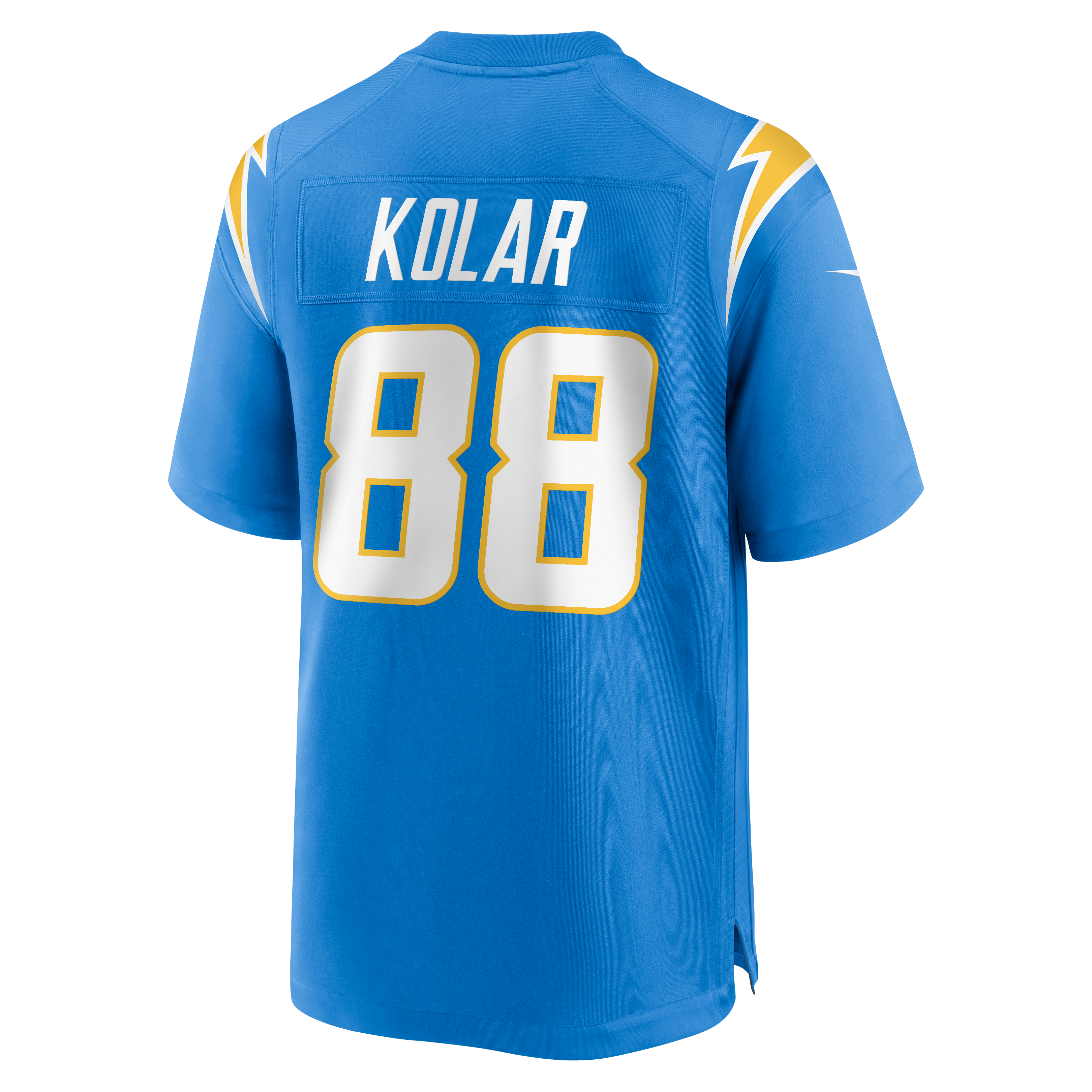 Charlie Kolar Los Angeles Chargers Team Game Jersey - Powder Blue - Image 4