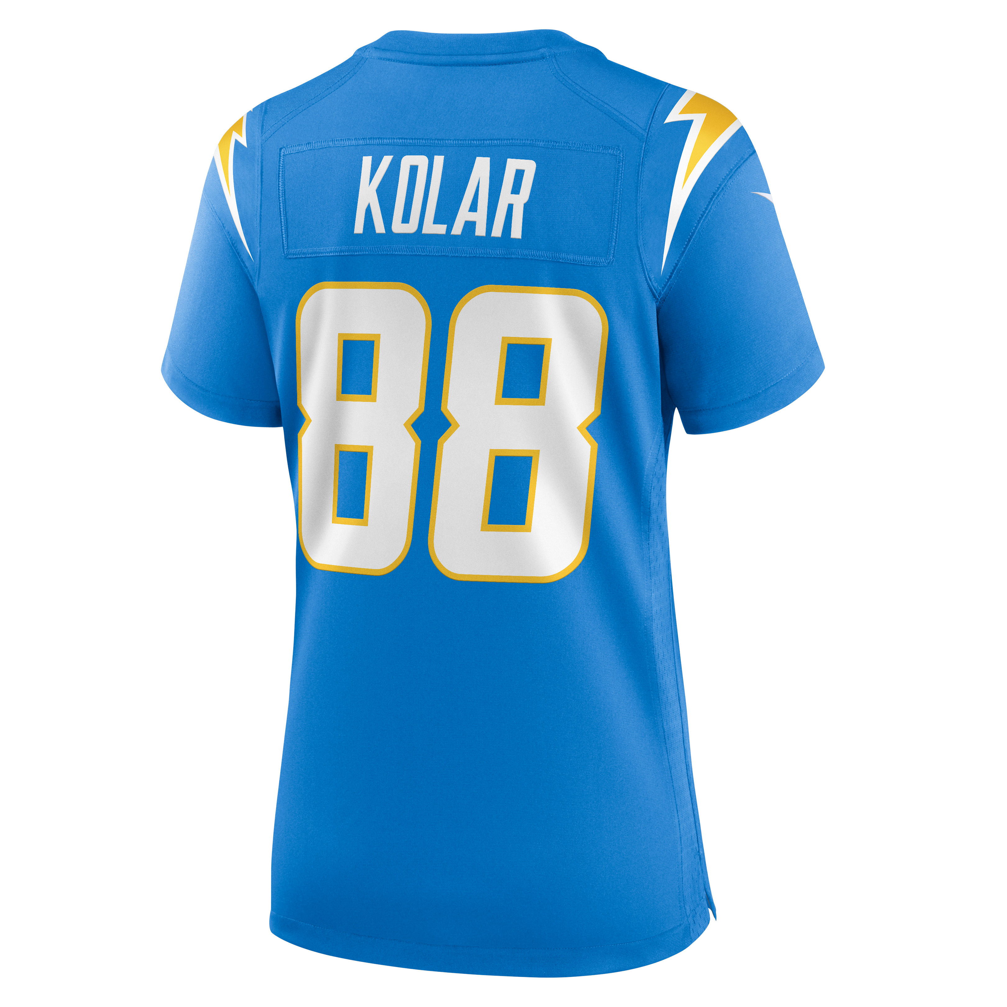 Charlie Kolar Los Angeles Chargers Women's Team Game Jersey - Powder Blue - Image 4