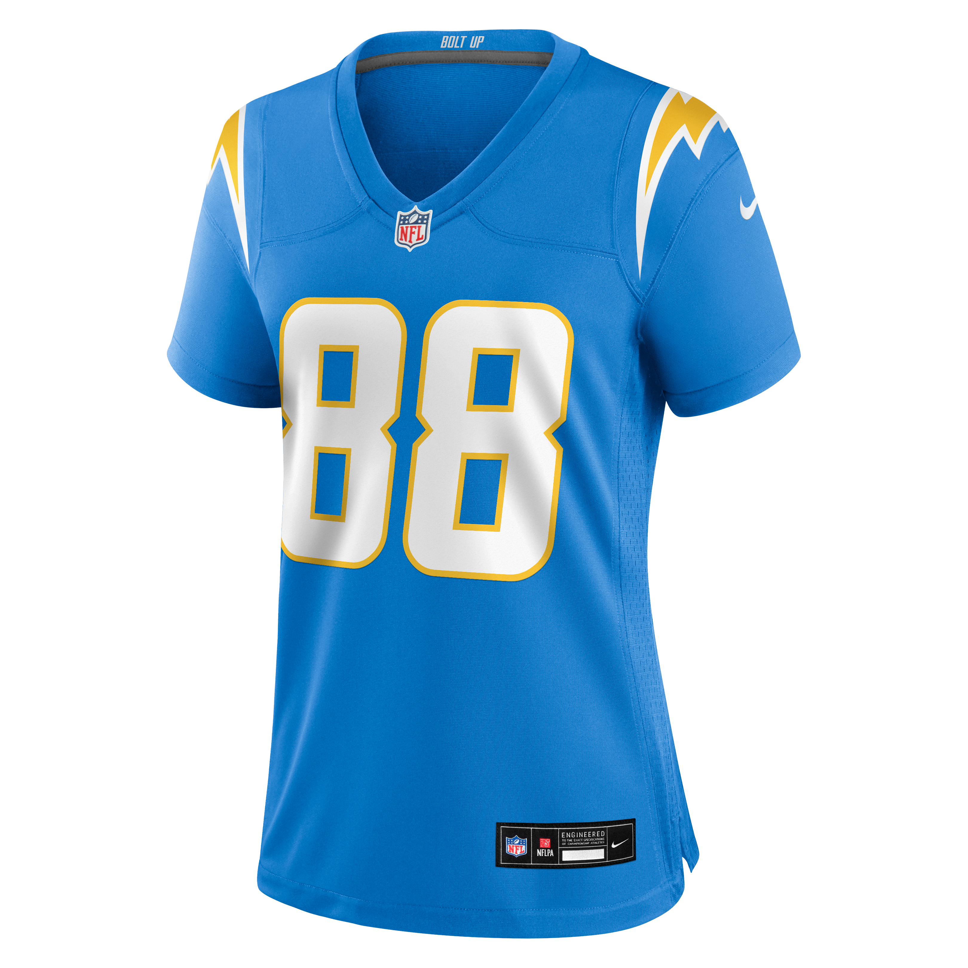 Charlie Kolar Los Angeles Chargers Women's Team Game Jersey - Powder Blue - Image 3