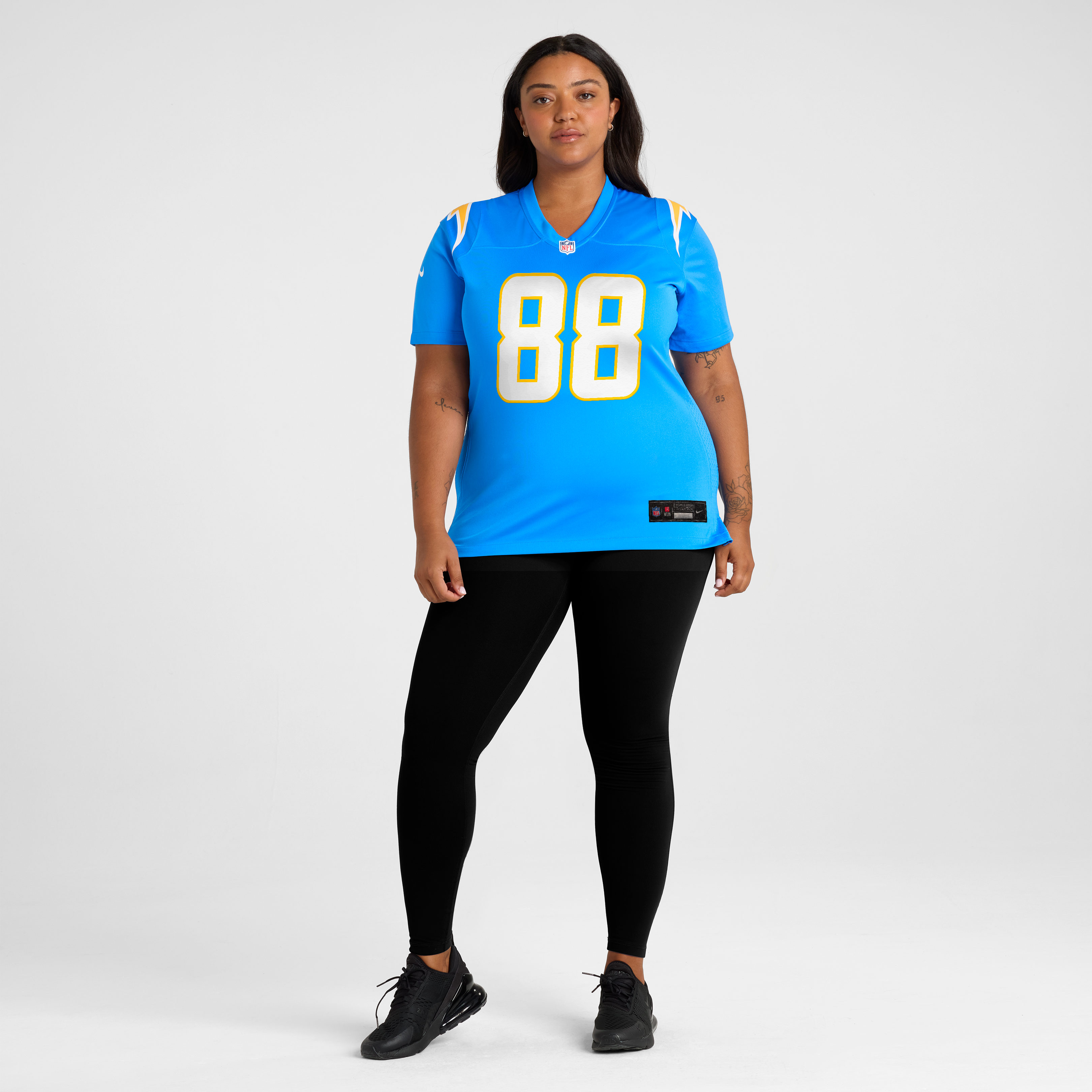 Charlie Kolar Los Angeles Chargers Women's Team Game Jersey - Powder Blue - Image 7