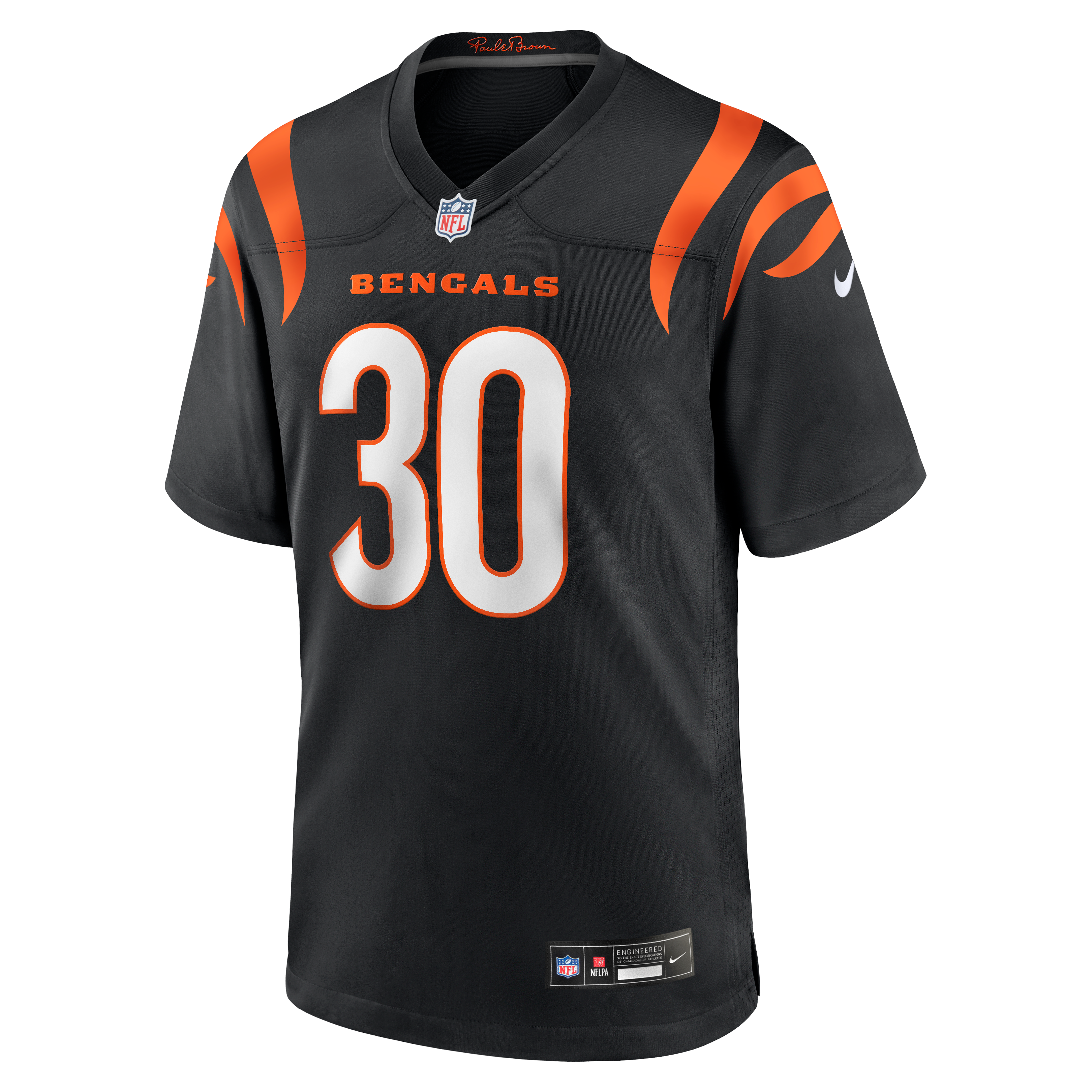 Chase Brown Cincinnati Bengals Team Game Jersey - Black - Image 3