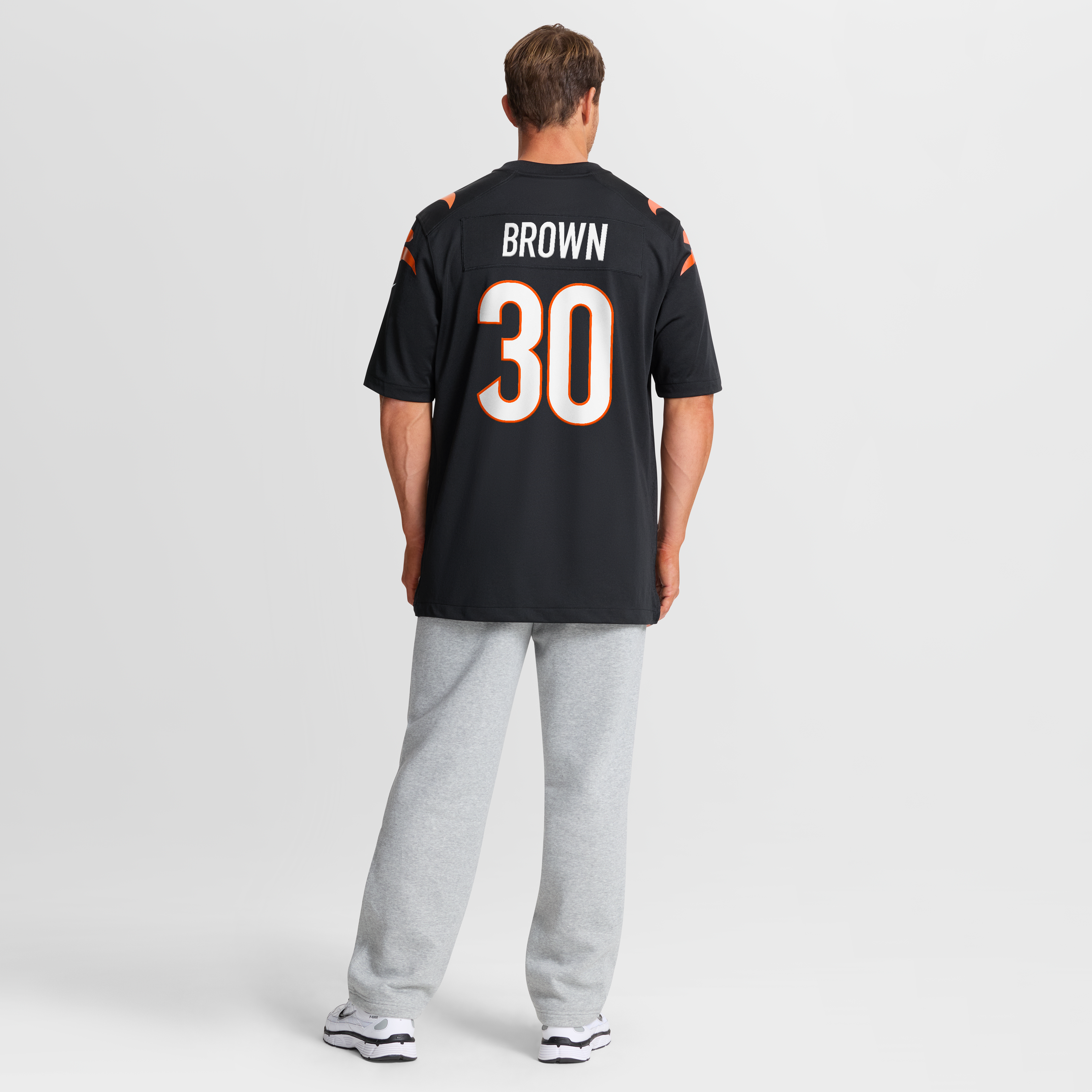 Chase Brown Cincinnati Bengals Team Game Jersey - Black - Image 9