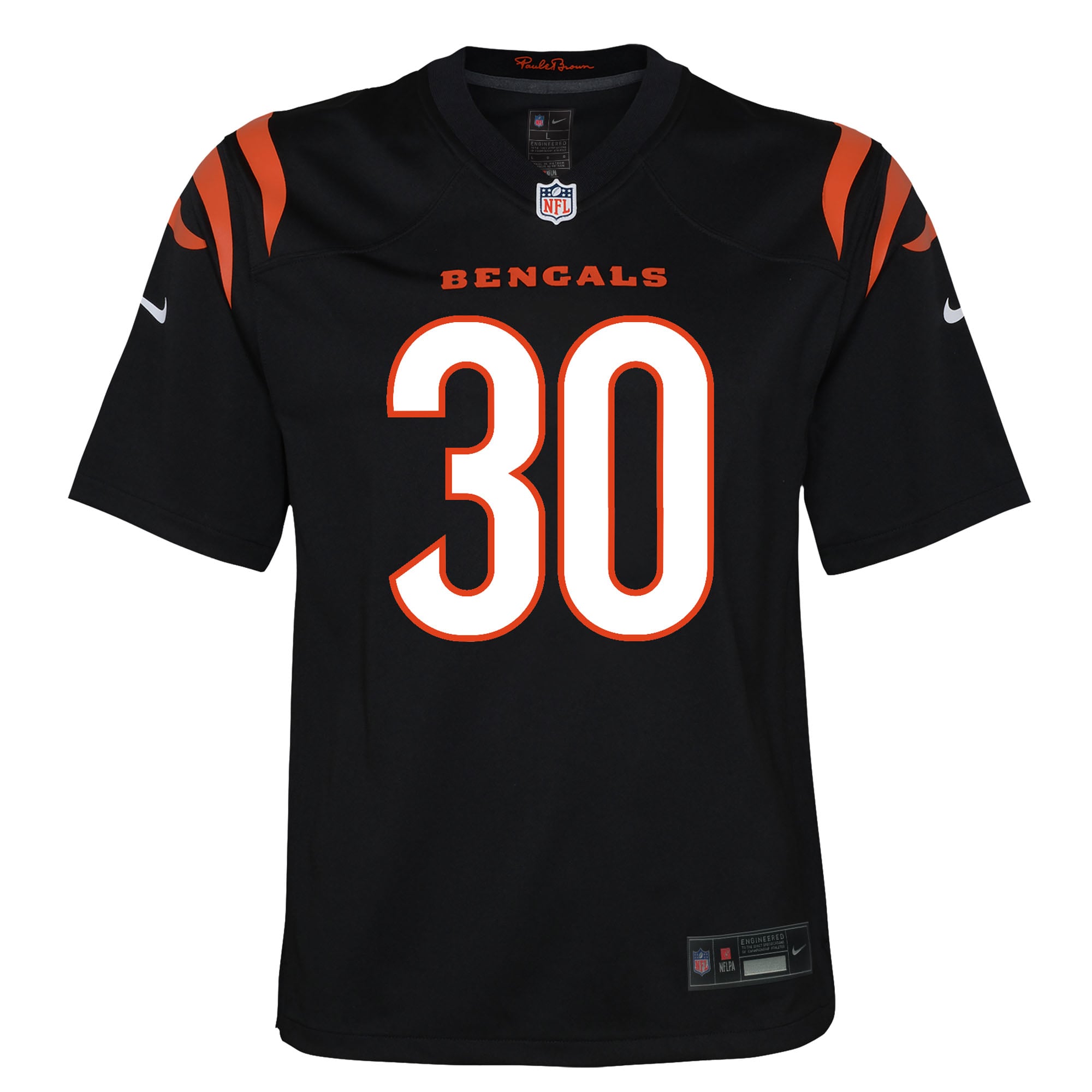 Chase Brown Cincinnati Bengals Youth Youth - Black - Image 3