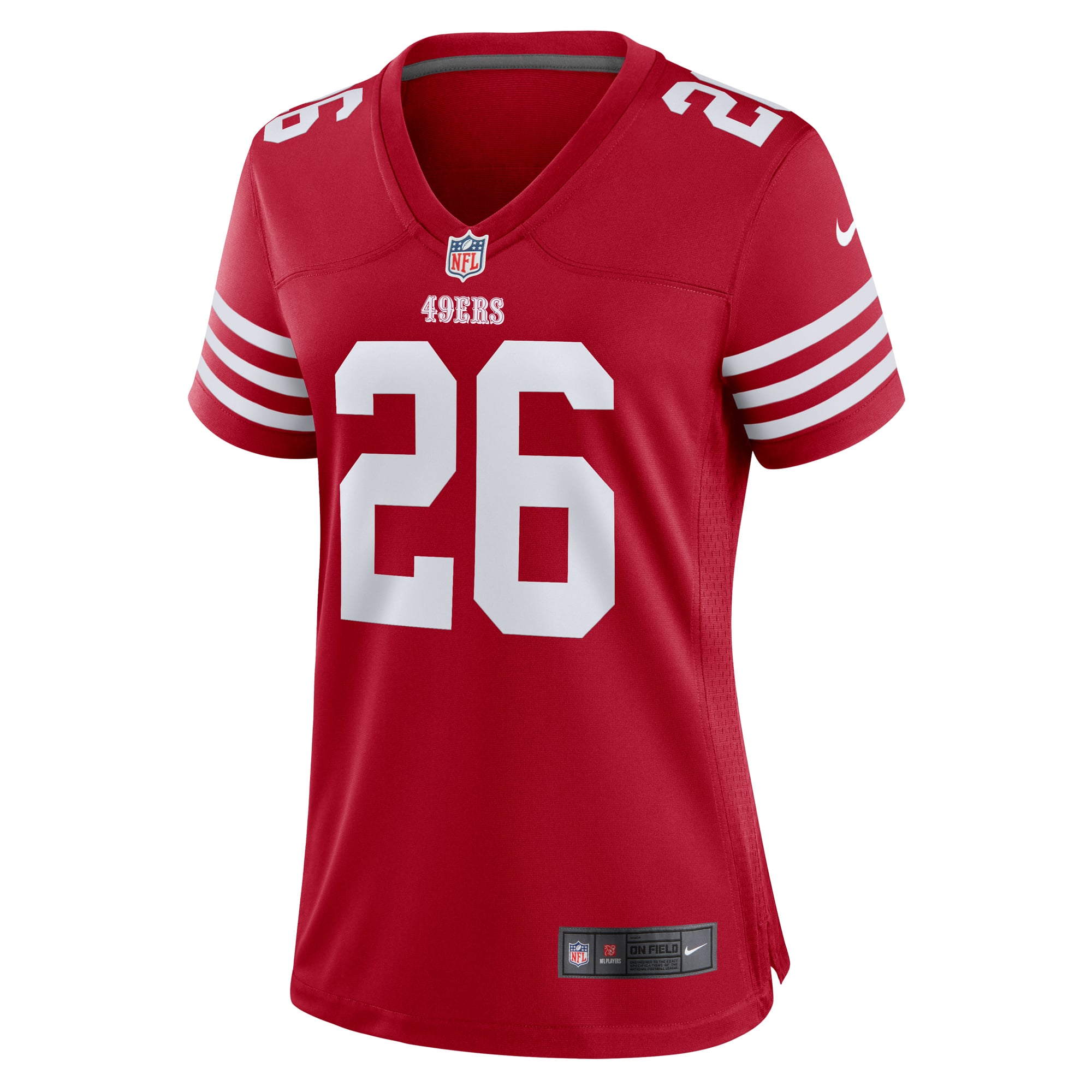 Chase Lucas San Francisco 49ers Women's Team Game Jersey - Scarlet - Image 3