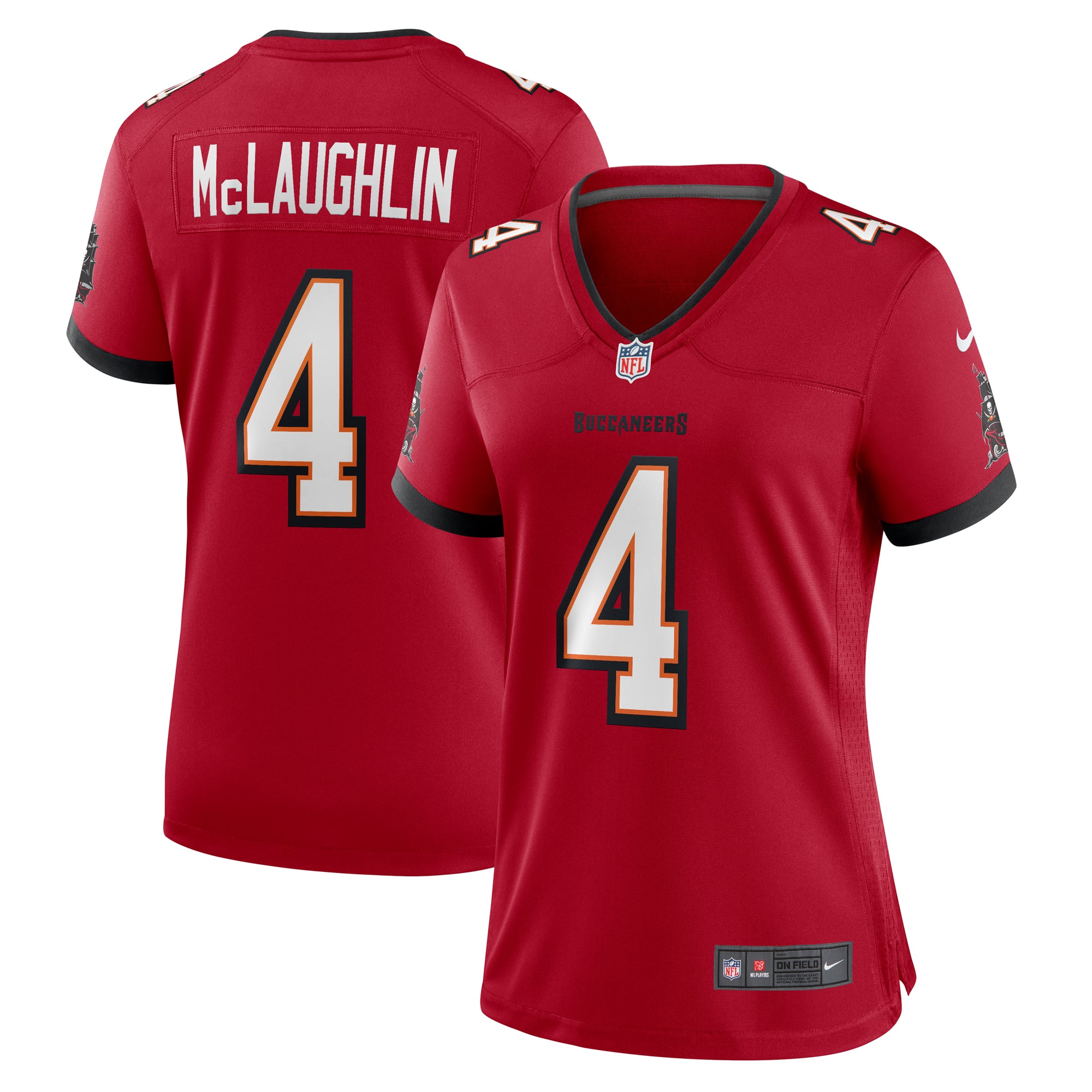Chase McLaughlin Tampa Bay Buccaneers Women's Game Player Jersey - Red - Image 2