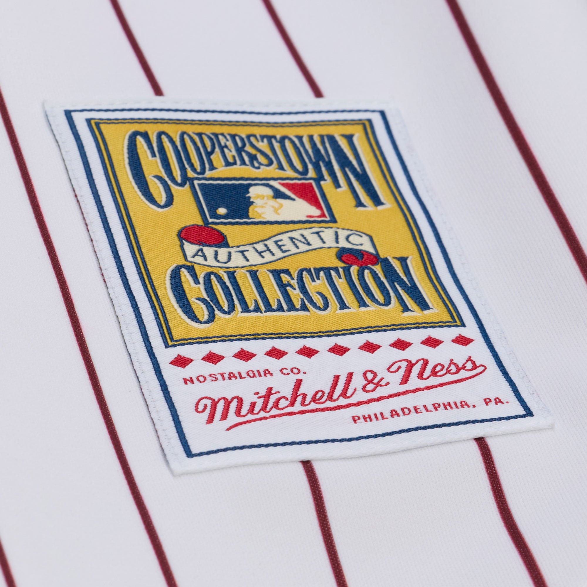 Chase Utley Philadelphia Phillies 2003 Cooperstown Collection Jersey - White - Image 8
