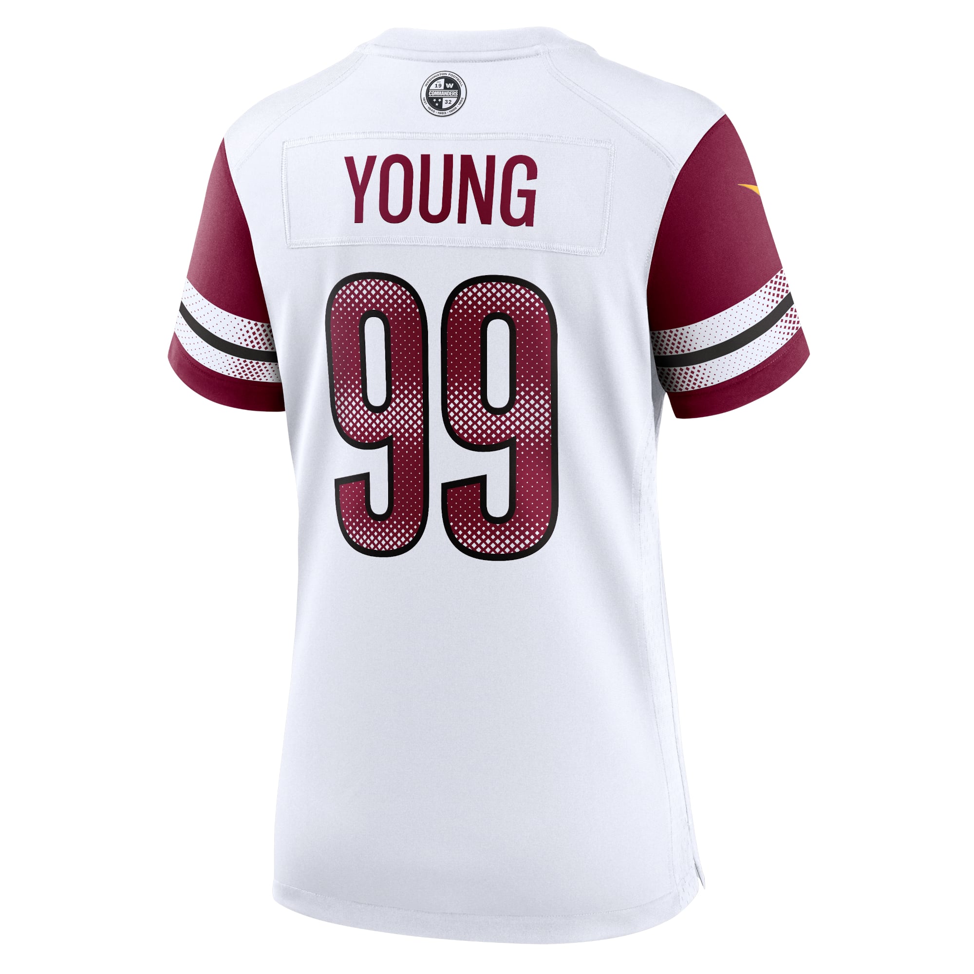 Chase Young Washington Commanders Women's Player Jersey - White - Image 4