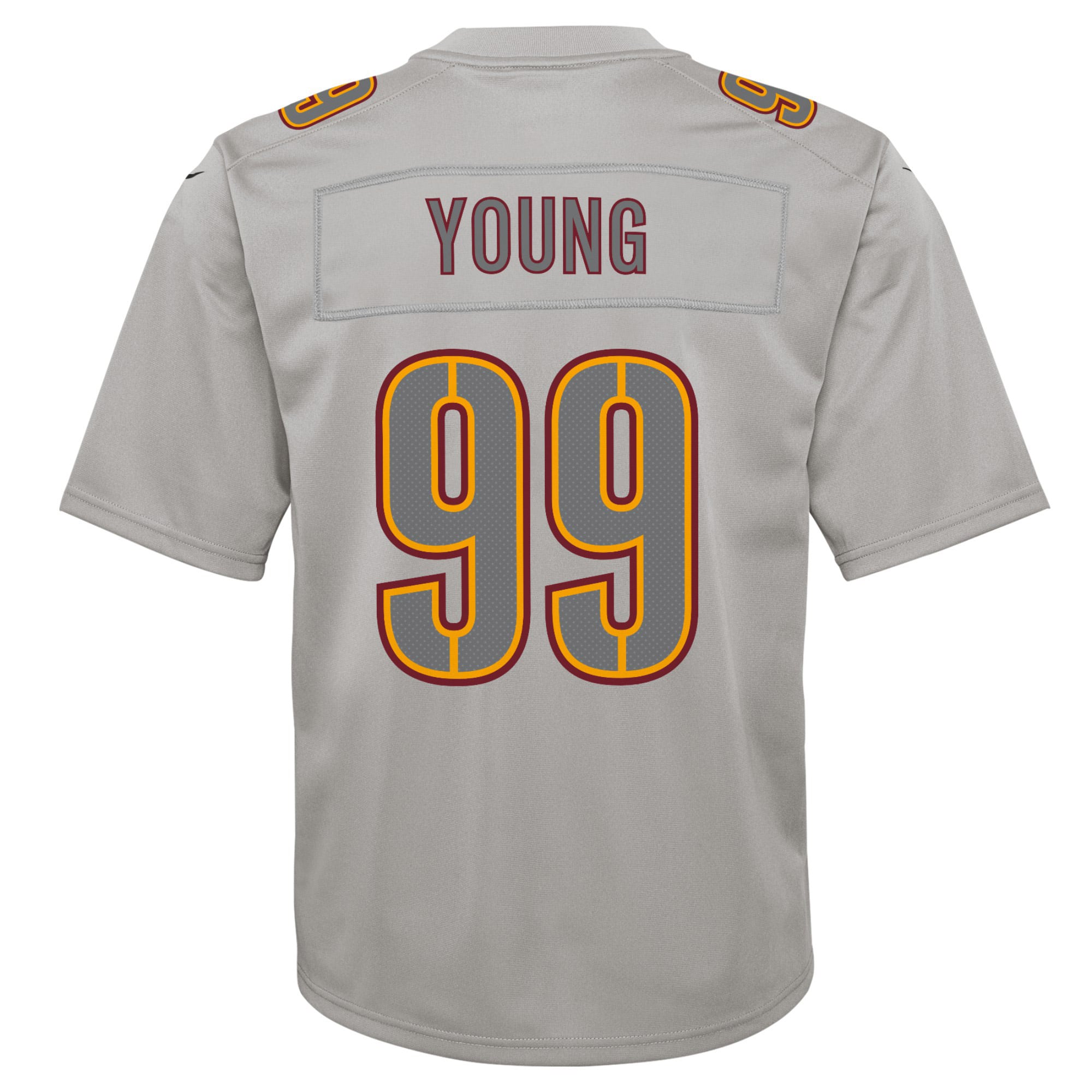 Chase Young Washington Commanders Youth Atmosphere Fashion Game Jersey - Gray - Image 4