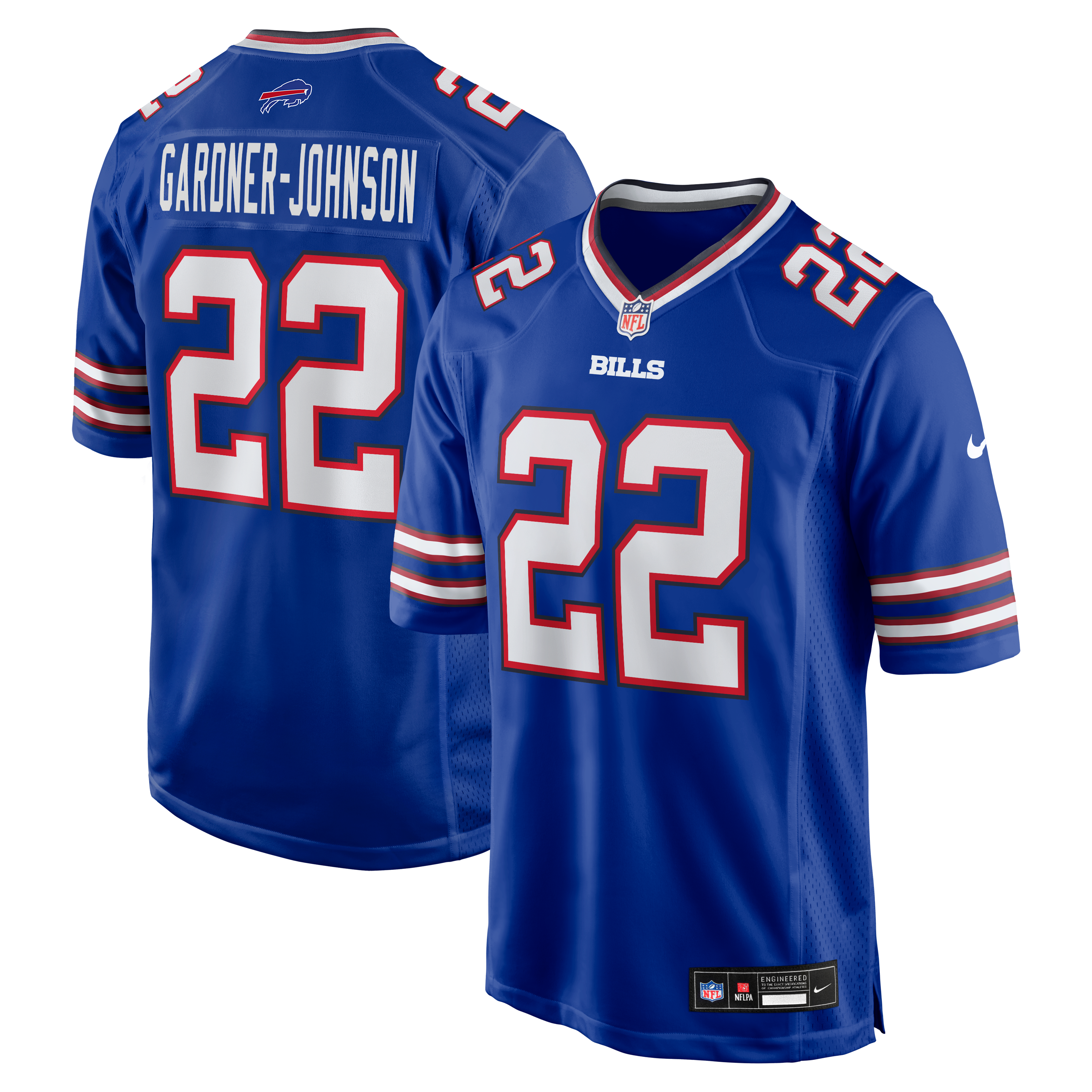 Chauncey Gardner-Johnson Buffalo Bills Team Game Jersey - Royal - Image 2