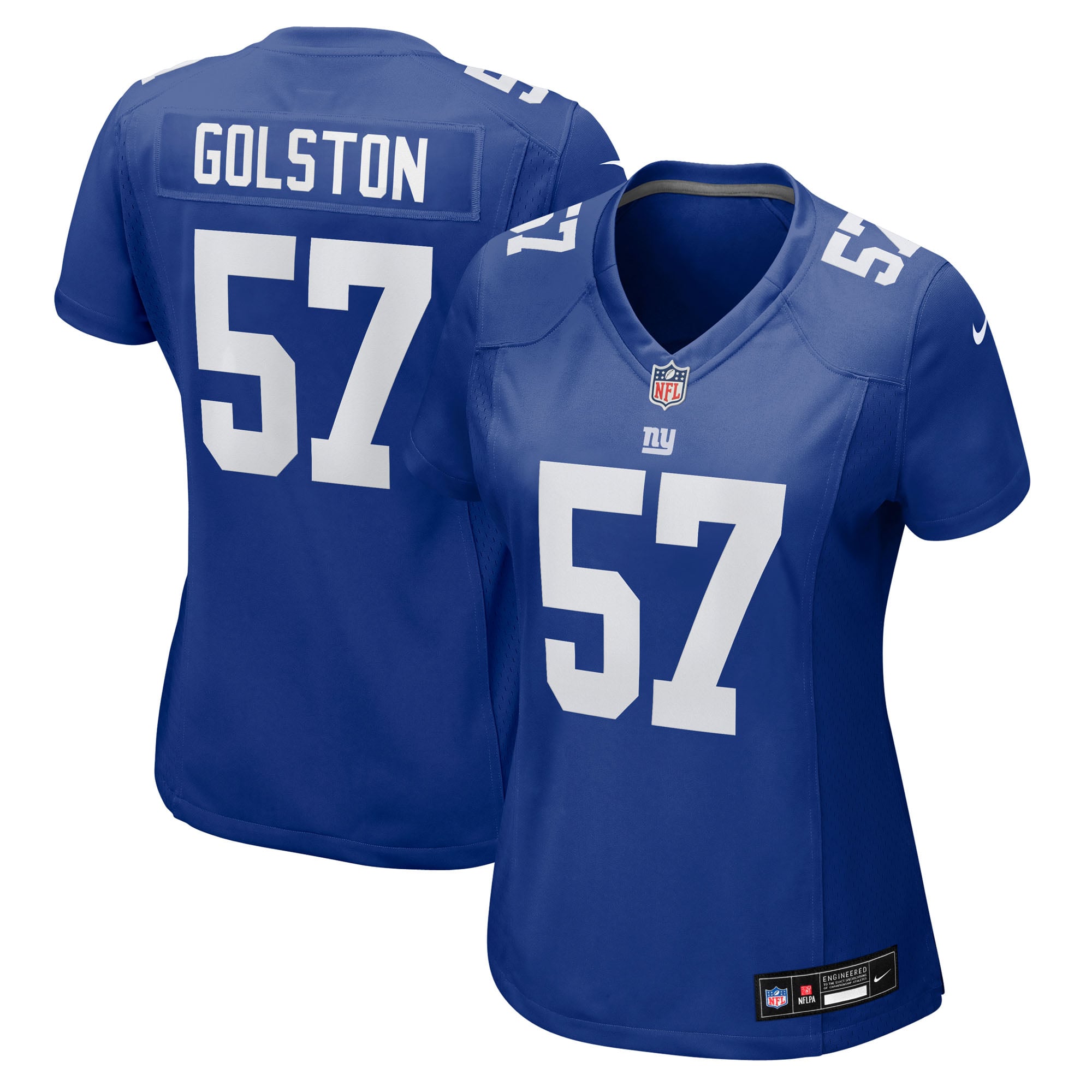 Chauncey Golston New York Giants Women's Team Game Jersey - Royal - Image 2