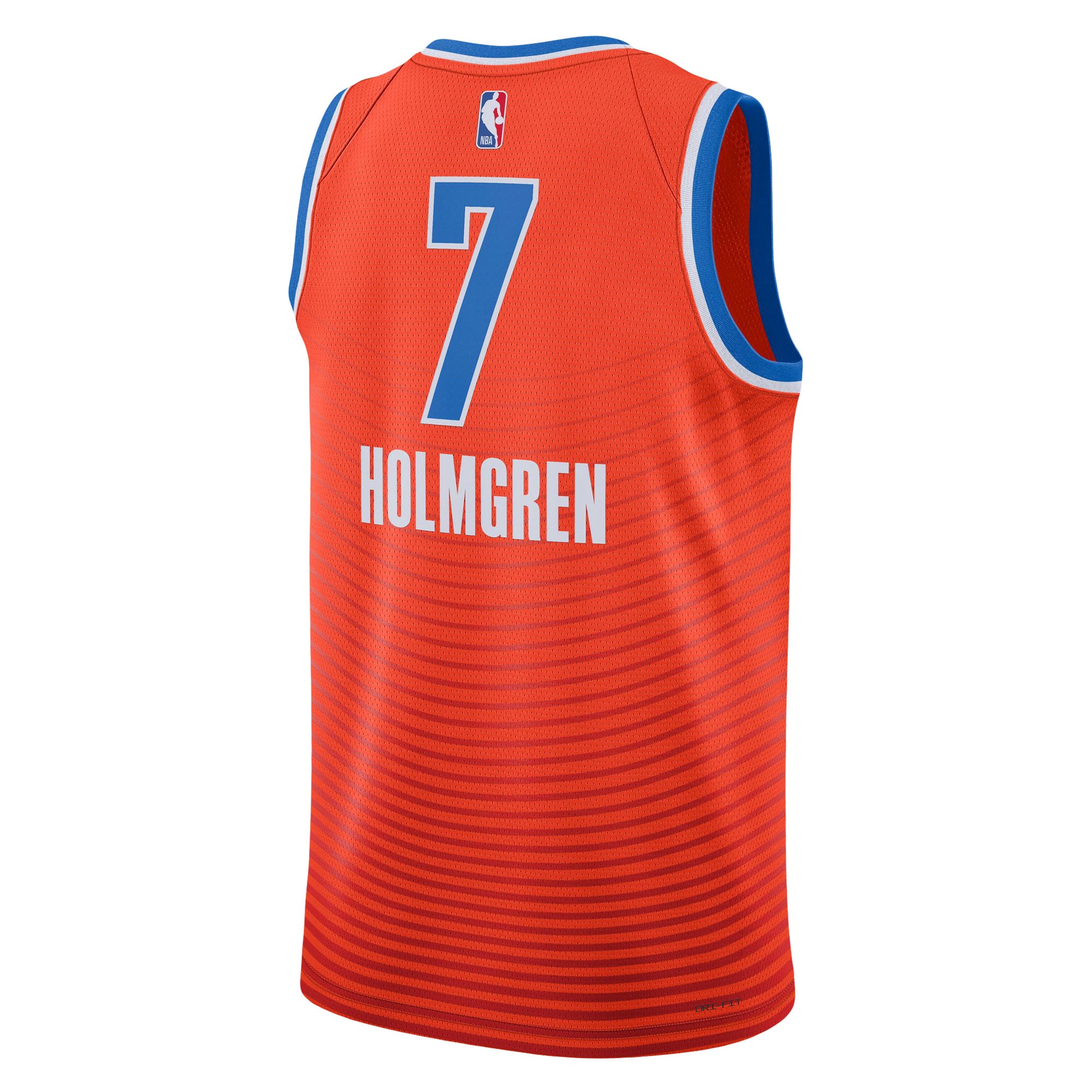 Chet Holmgren Oklahoma City Thunder Jordan Brand Unisex Swingman Jersey - Statement Edition - Orange - Image 4