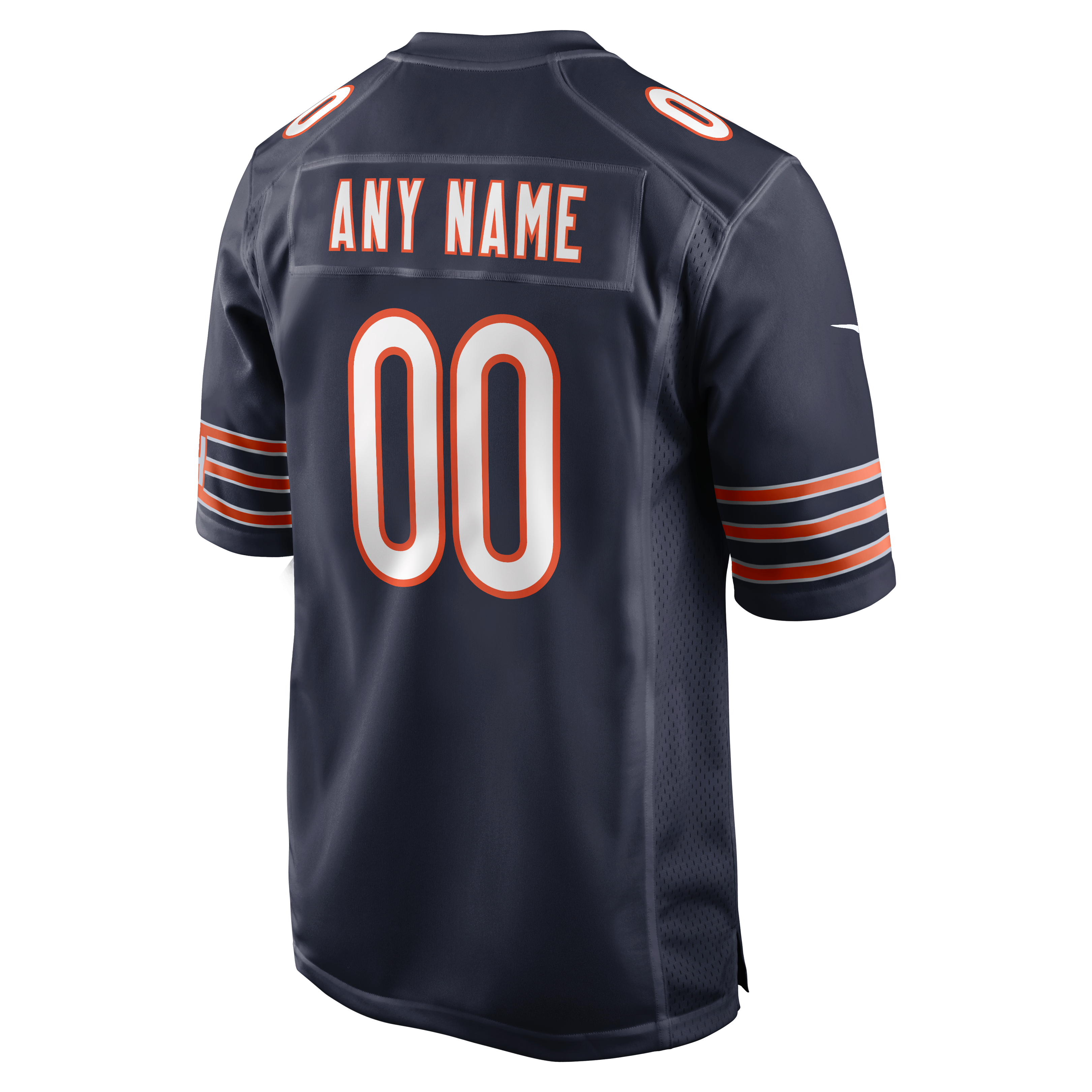 Chicago Bears Custom Game Jersey - Navy - Image 4
