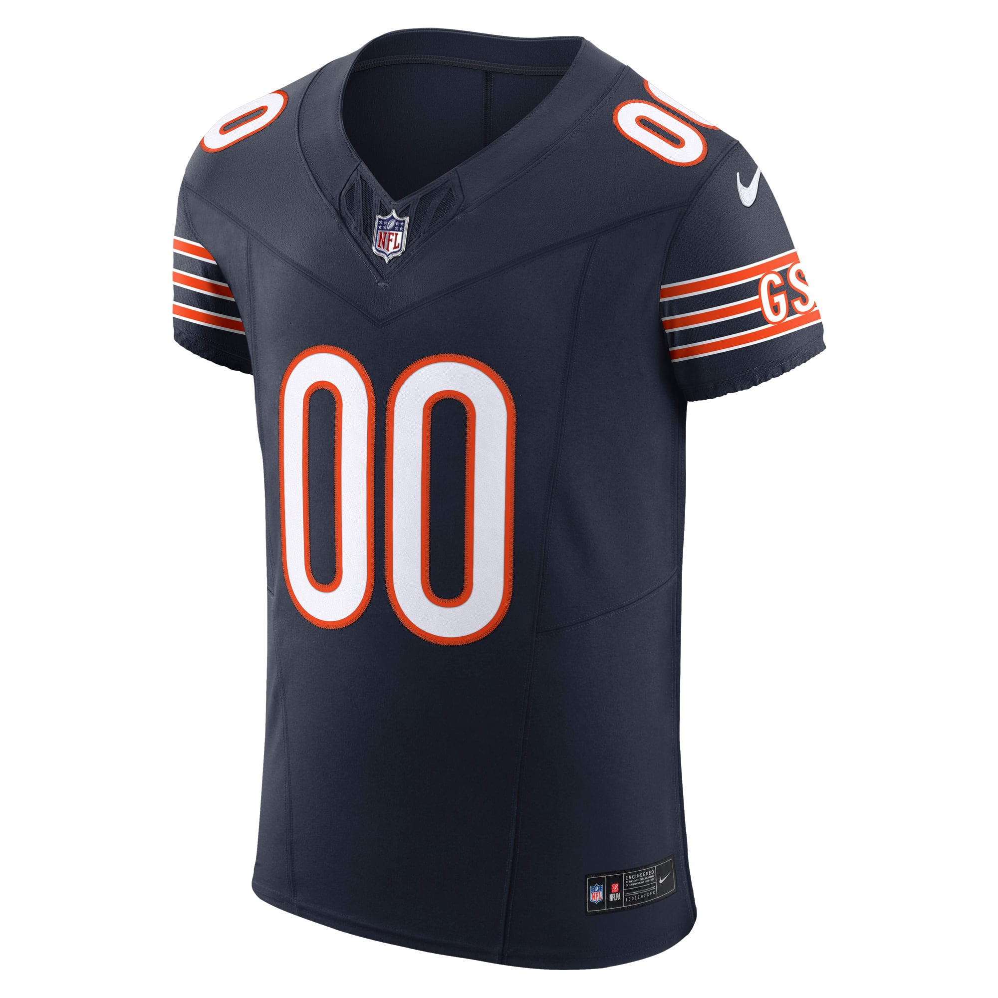 Chicago Bears Vapor F.U.S.E. Elite Custom Jersey - Navy - Image 3
