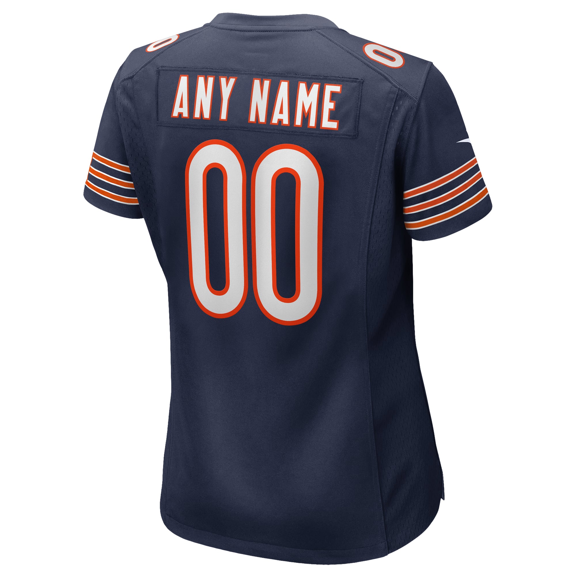 Chicago Bears Women's Custom Game Jersey - Navy - Image 4