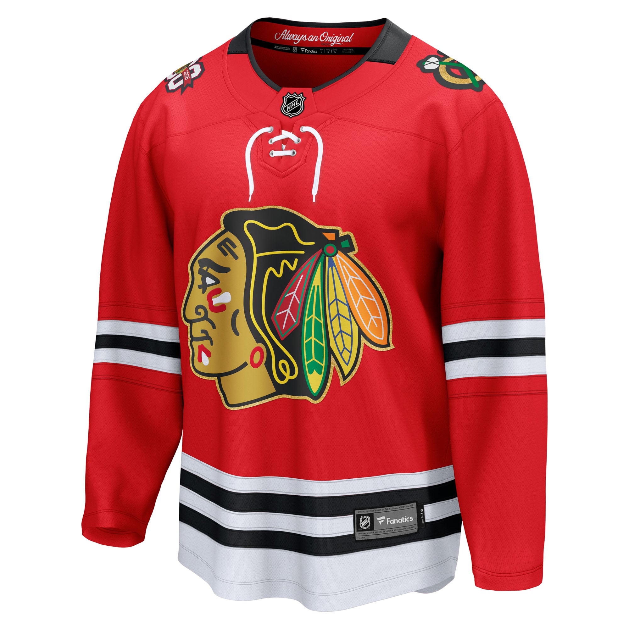 Chicago Blackhawks Centennial Breakaway Jersey - Red - Image 3