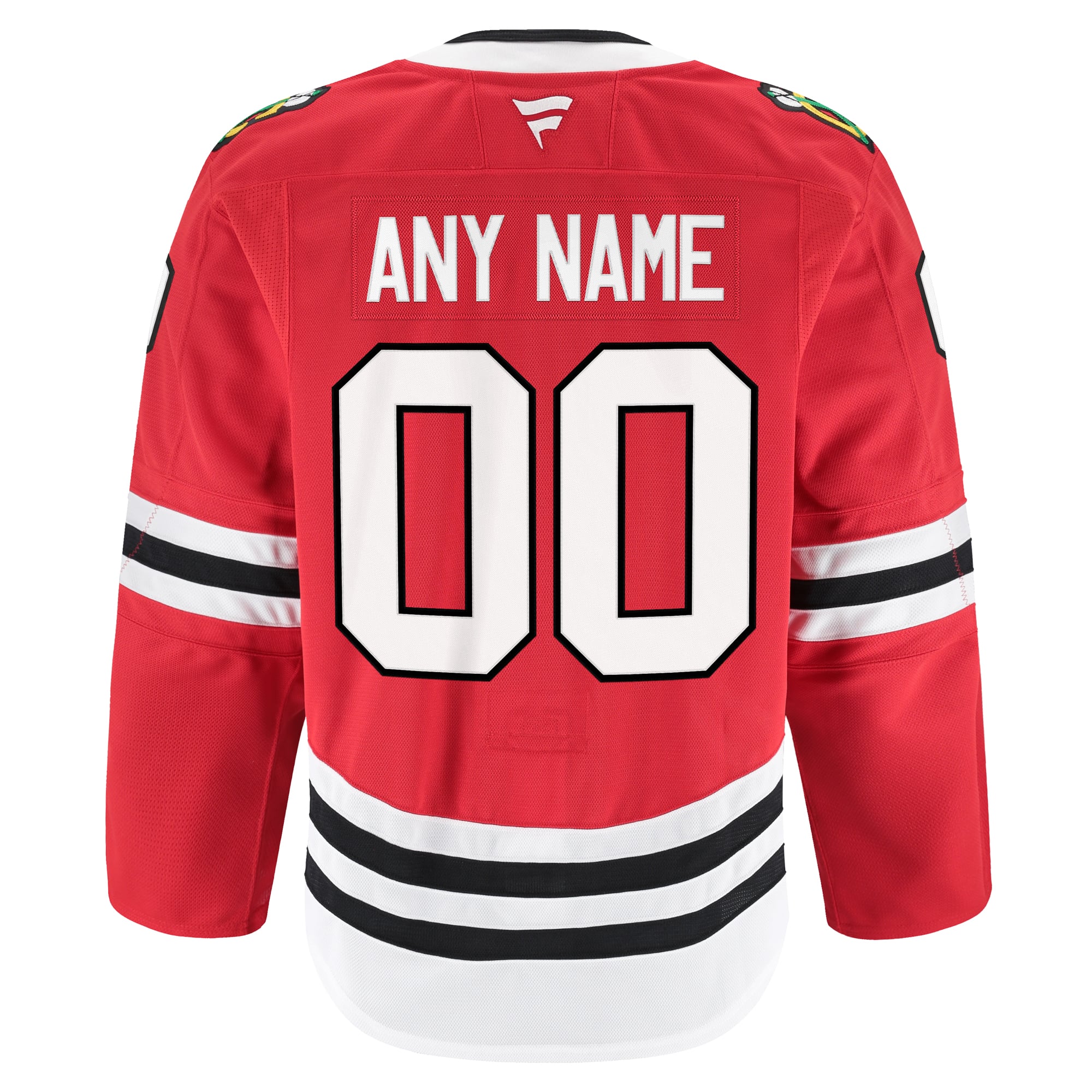 Chicago Blackhawks Home Pro Custom Jersey - Red - Image 4