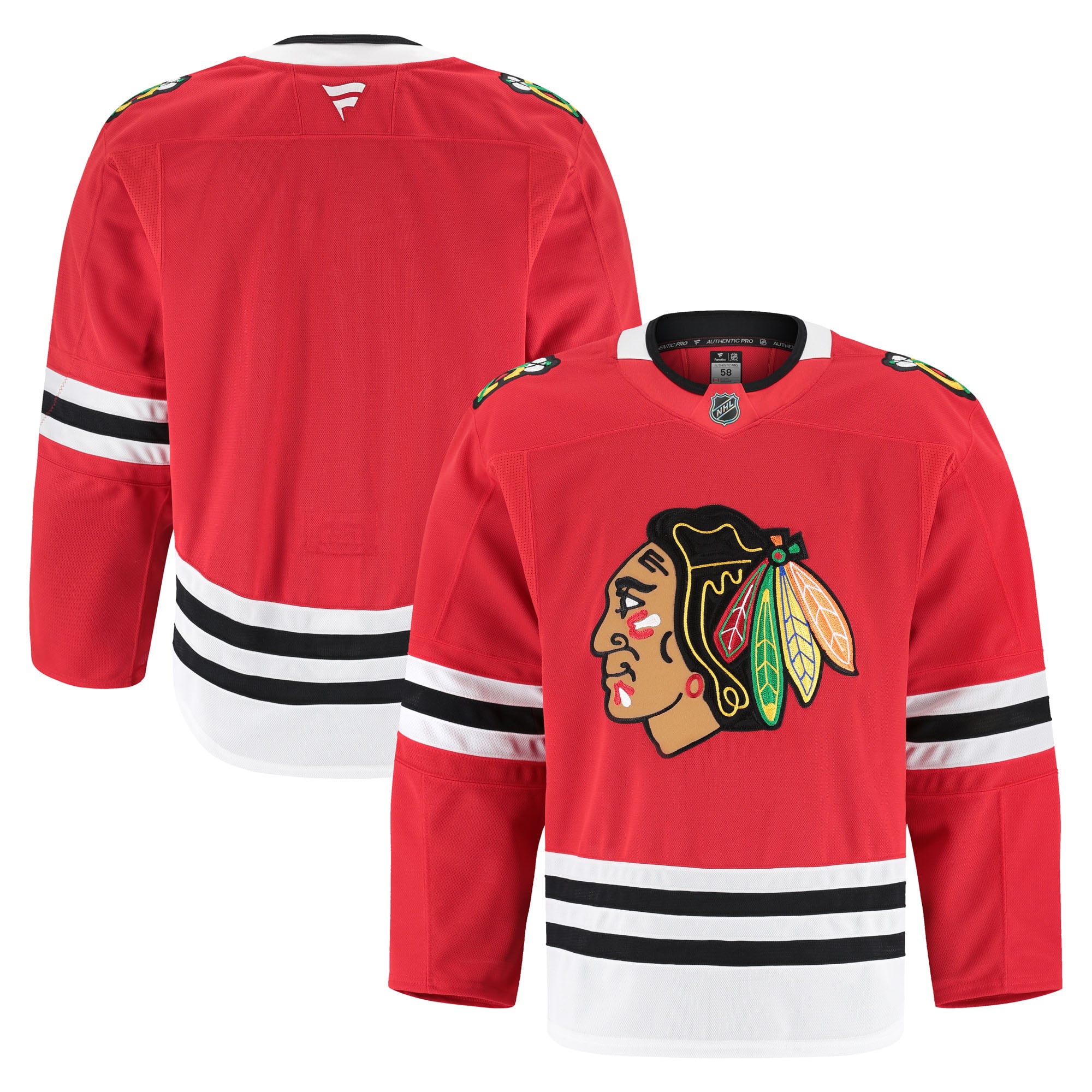 Chicago Blackhawks Home Pro Jersey - Red - Image 2