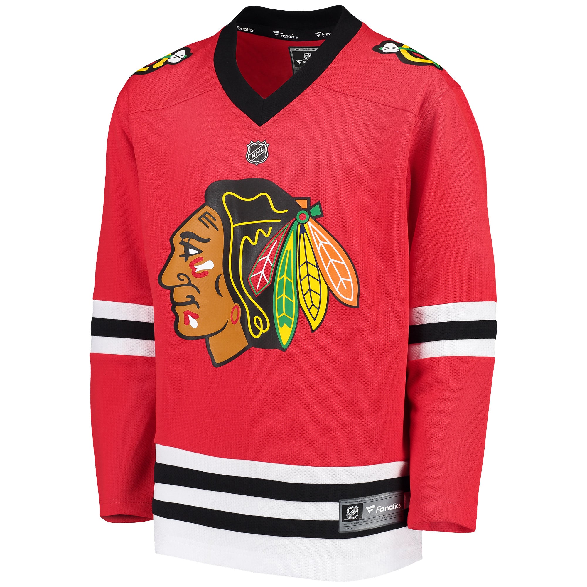 Chicago Blackhawks Youth Home Blank Jersey - Red - Image 3