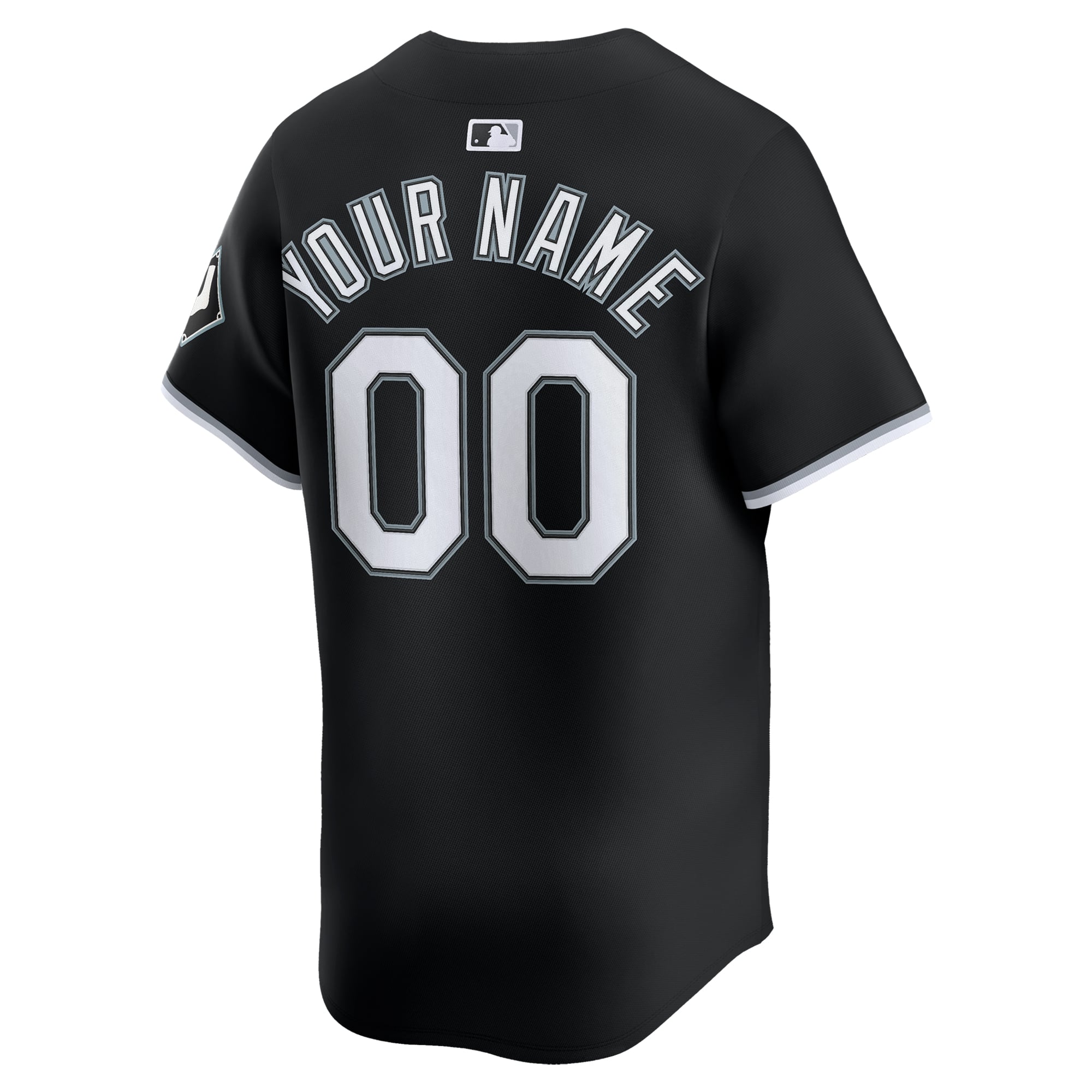 Chicago White Sox Alternate Limited Custom Jersey - Black - Image 4