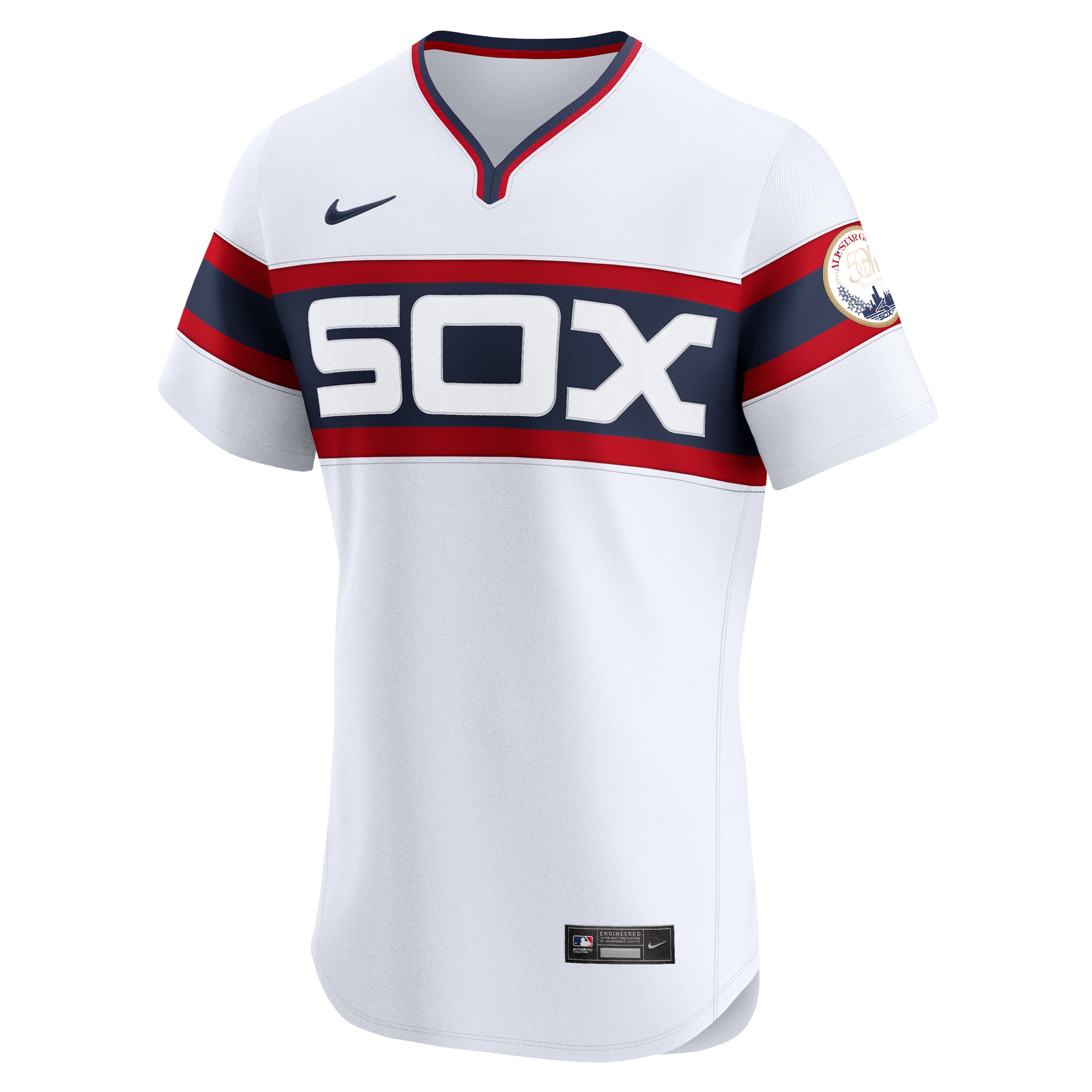 Chicago White Sox Alternate Vapor Premier Elite Patch Jersey - White - Image 3