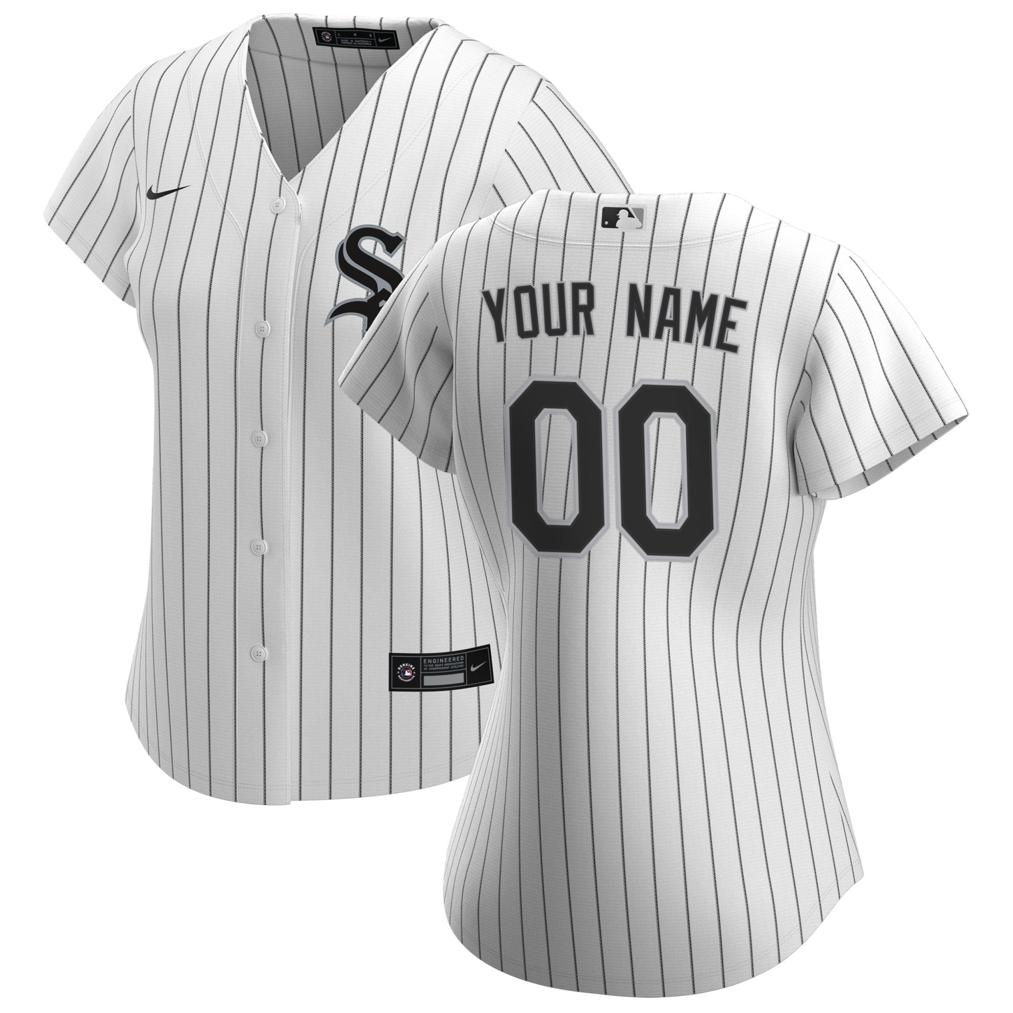 Chicago White Sox Women's Home Custom Jersey - White - Image 2