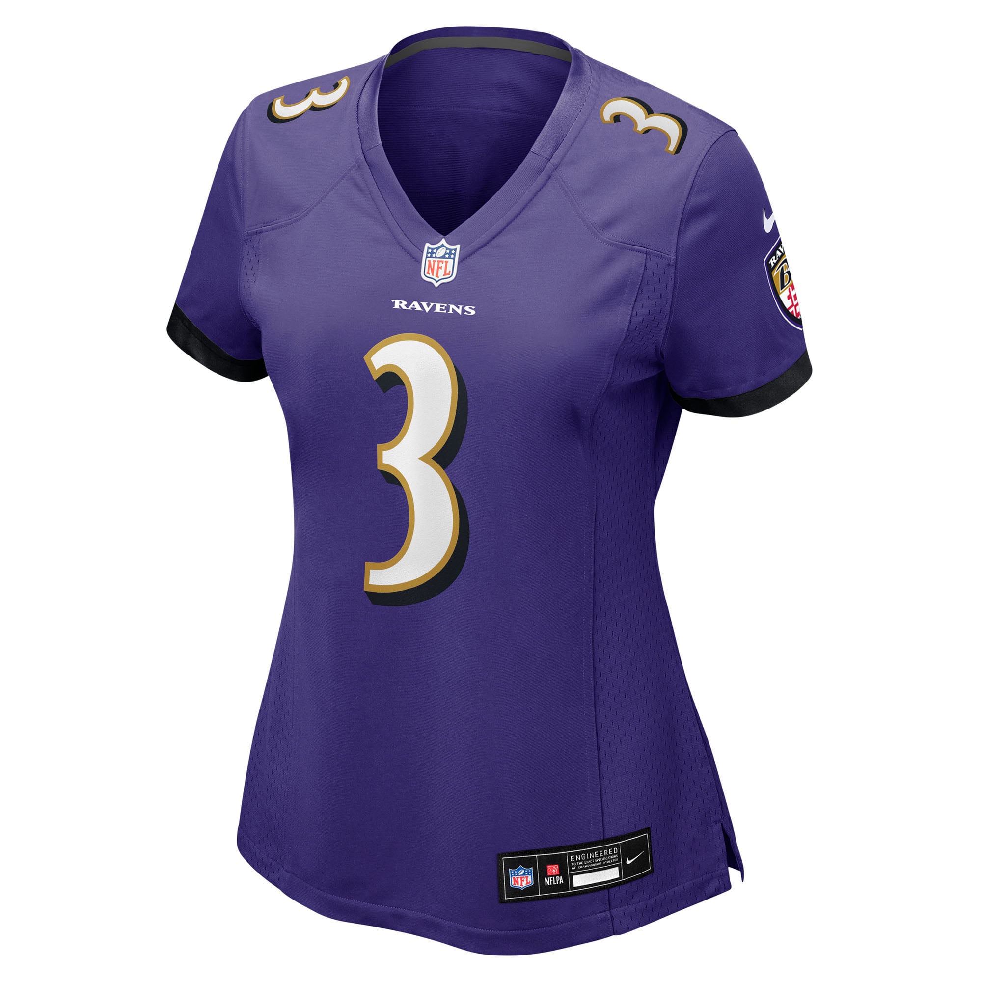 Chidobe Awuzie Baltimore Ravens Women's Team Game Jersey - Purple - Image 3