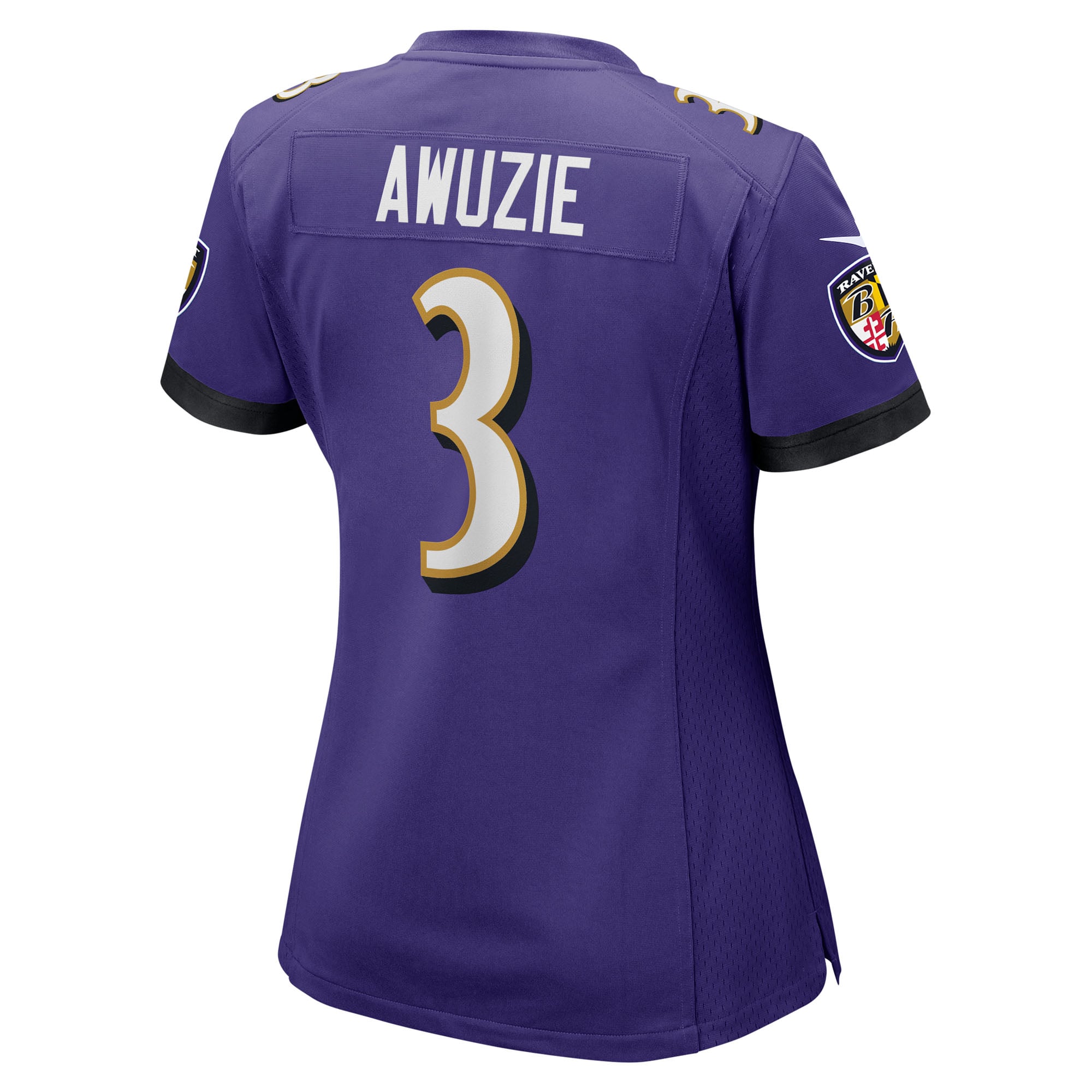 Chidobe Awuzie Baltimore Ravens Women's Team Game Jersey - Purple - Image 4