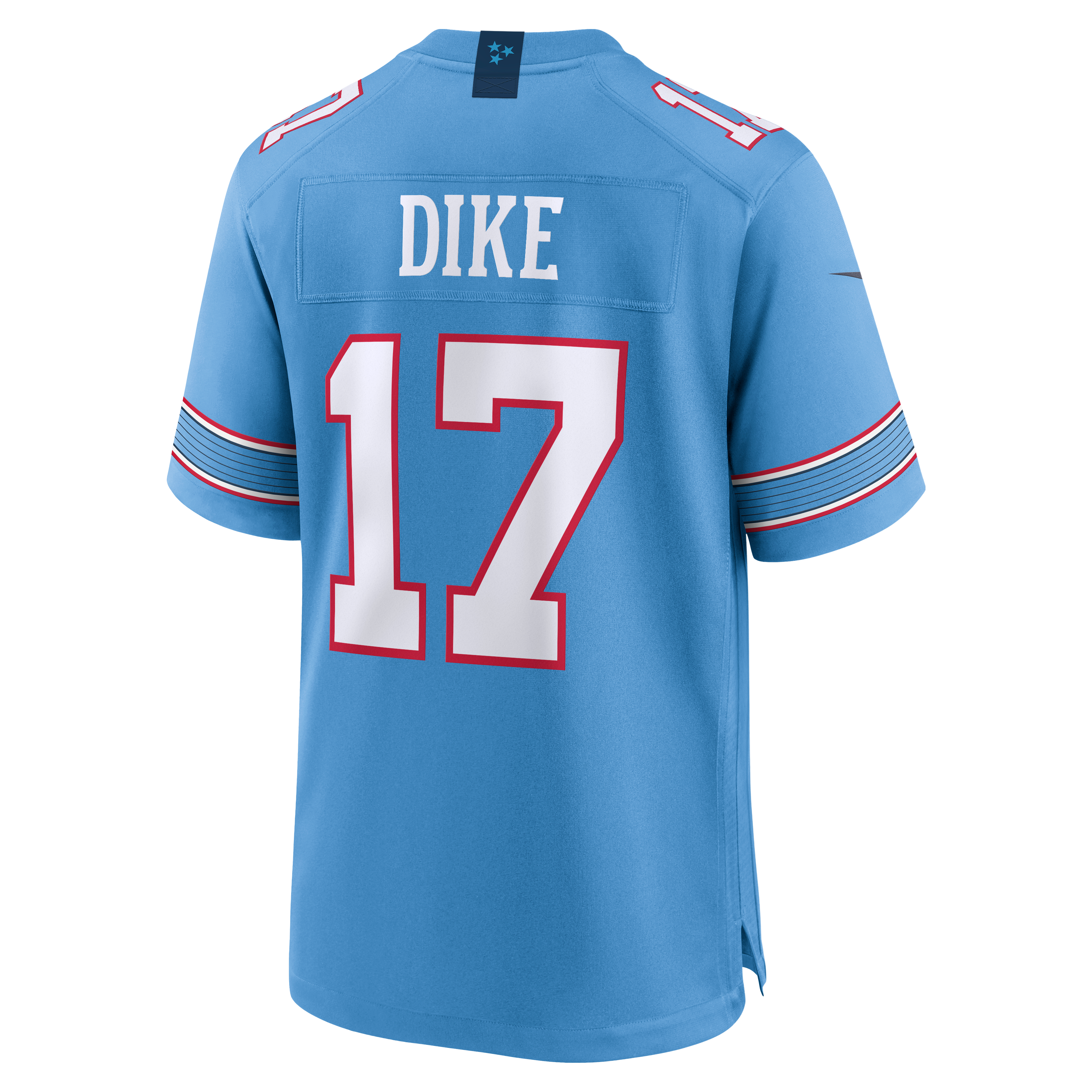 Chimere Dike Tennessee Titans Team Game Jersey - Light Blue - Light Blue - Image 4
