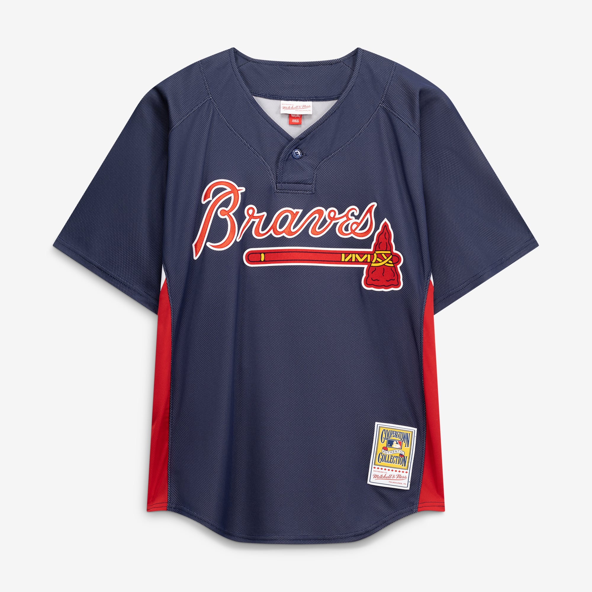 Chipper Jones Atlanta Braves Batting Practice Jersey - Navy - Image 3