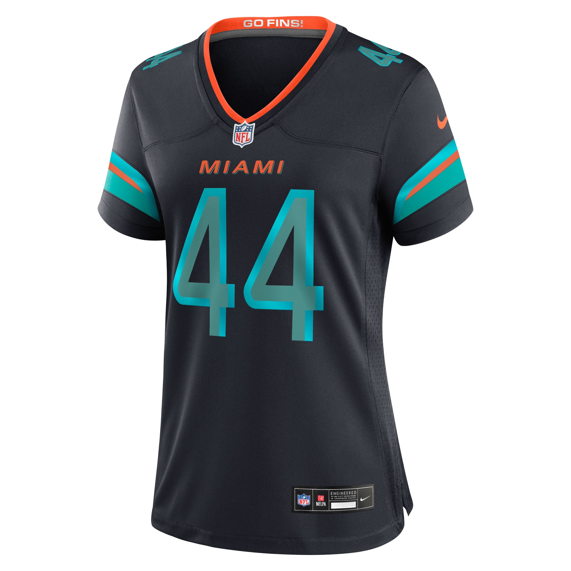 Chop Robinson Miami Dolphins Women's 2025 Rivalries Collection Game Jersey - Pitch Blue - Image 3