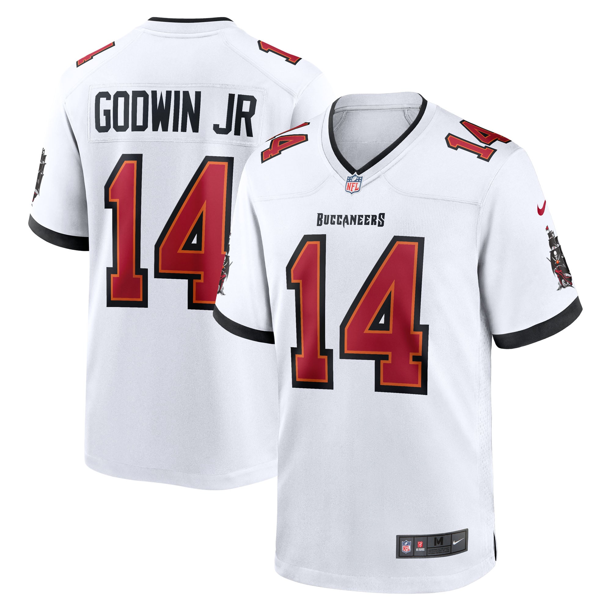 Chris Godwin Jr. Tampa Bay Buccaneers Alternate Game Player Jersey - White - Image 2