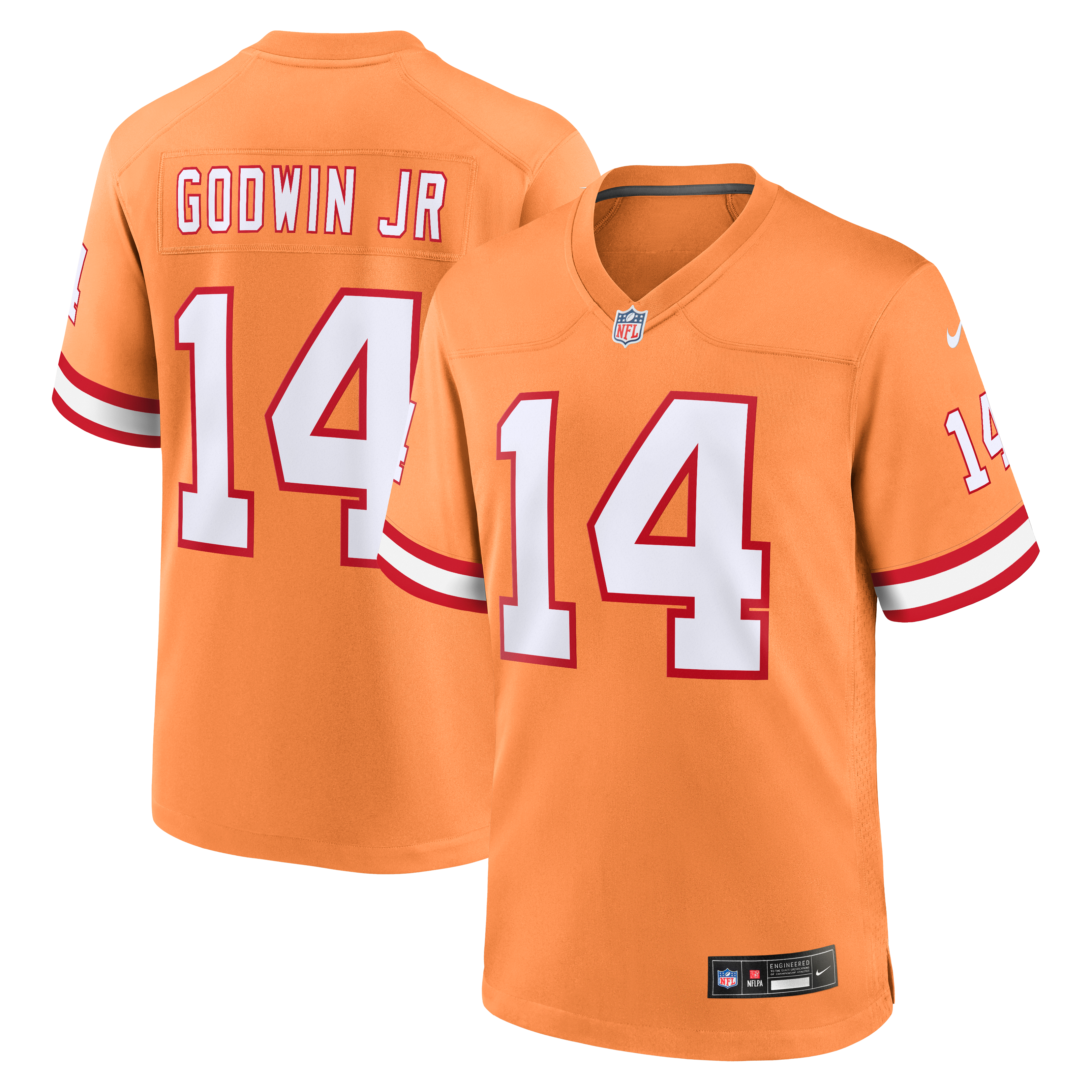 Chris Godwin Jr. Tampa Bay Buccaneers Women's Game Player Jersey - Orange - Image 2
