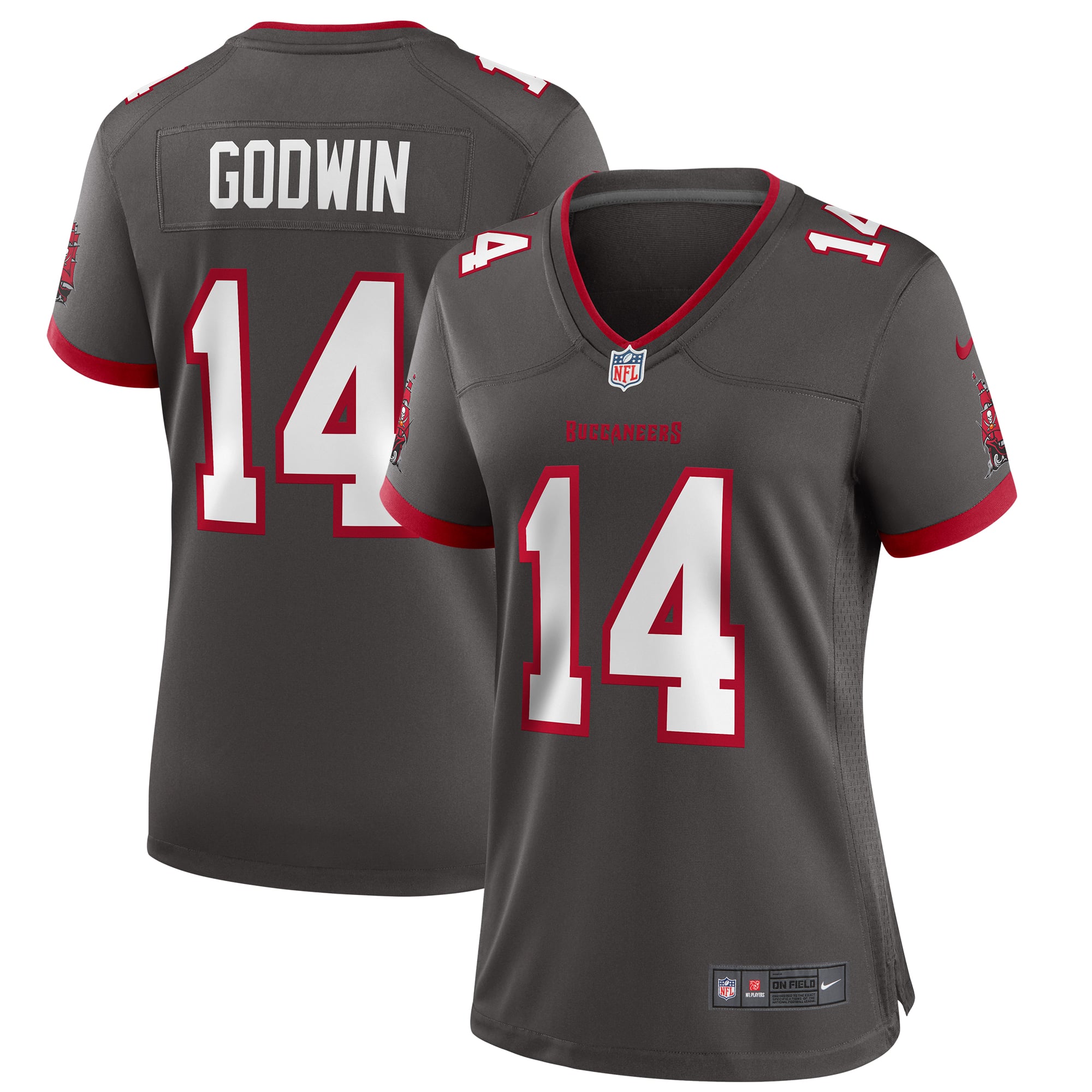 Chris Godwin Tampa Bay Buccaneers Women's Game Player Jersey - Pewter