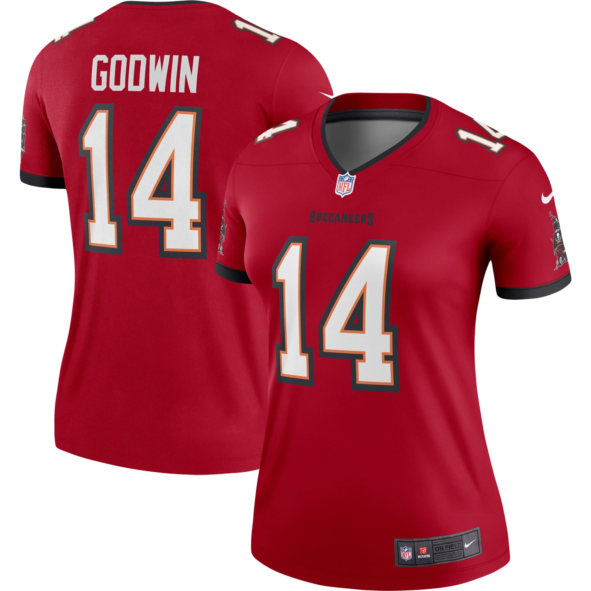 Chris Godwin Tampa Bay Buccaneers Women's Legend Player Performance Top - Red - Red - Image 2