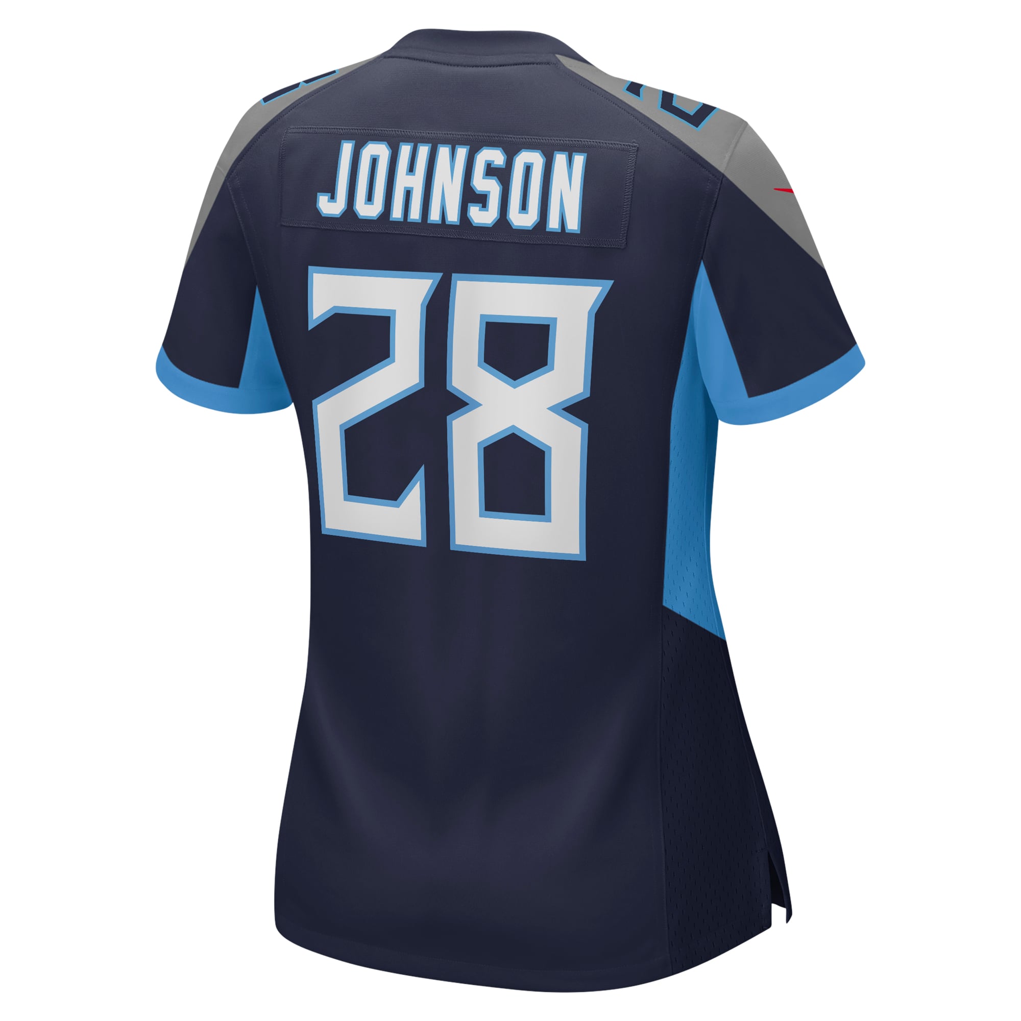Chris Johnson Tennessee Titans Women's Retired Player Game Jersey - Navy - Image 4