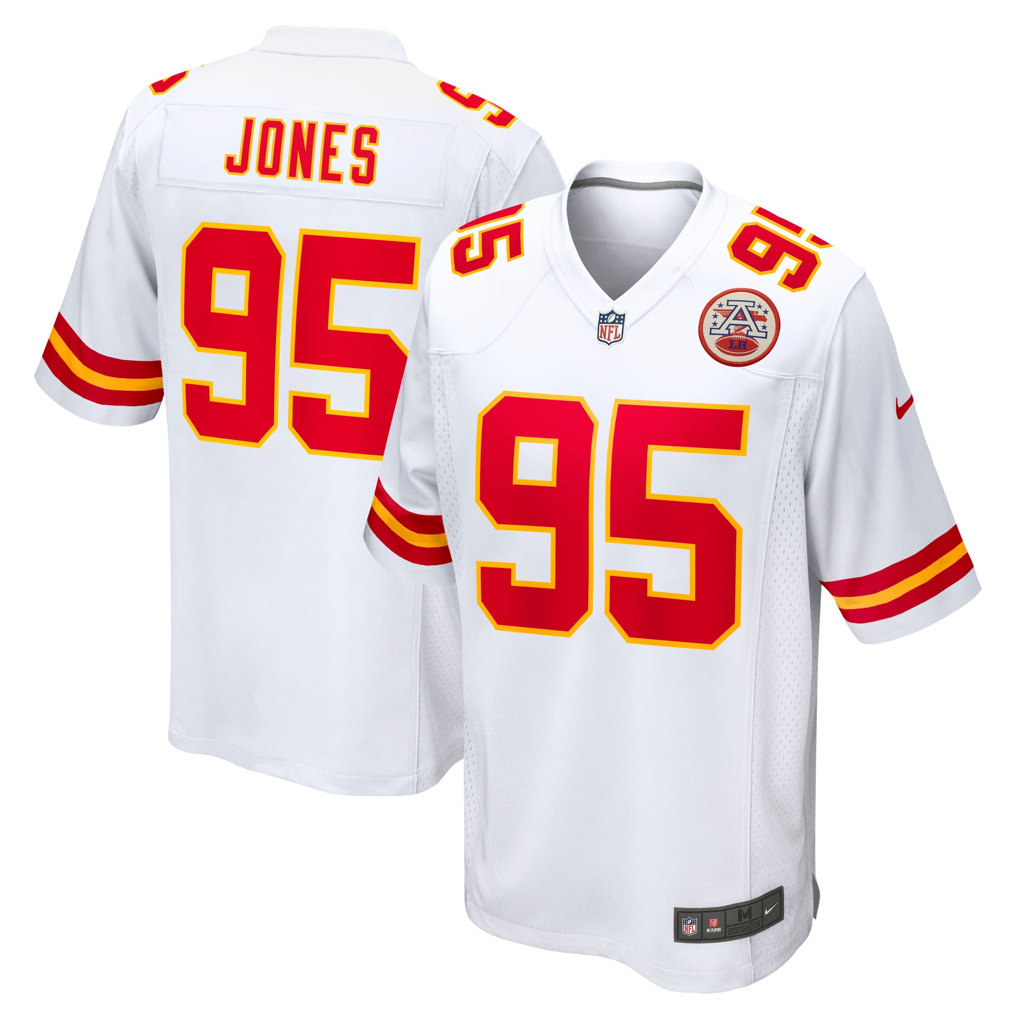 Chris Jones Kansas City Chiefs Game Jersey - White - Image 2
