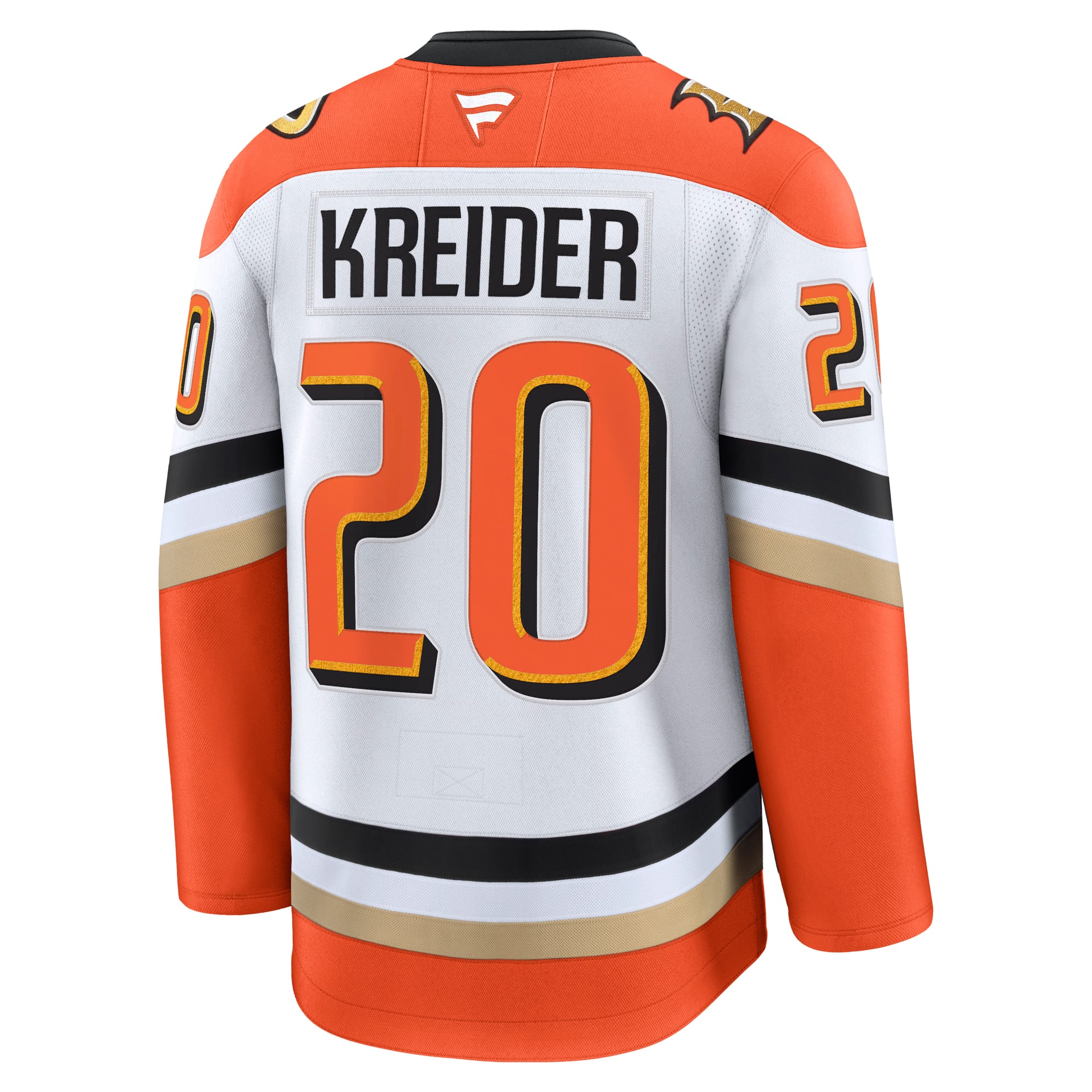 Chris Kreider Anaheim Ducks Away Premium Jersey - White - Image 4