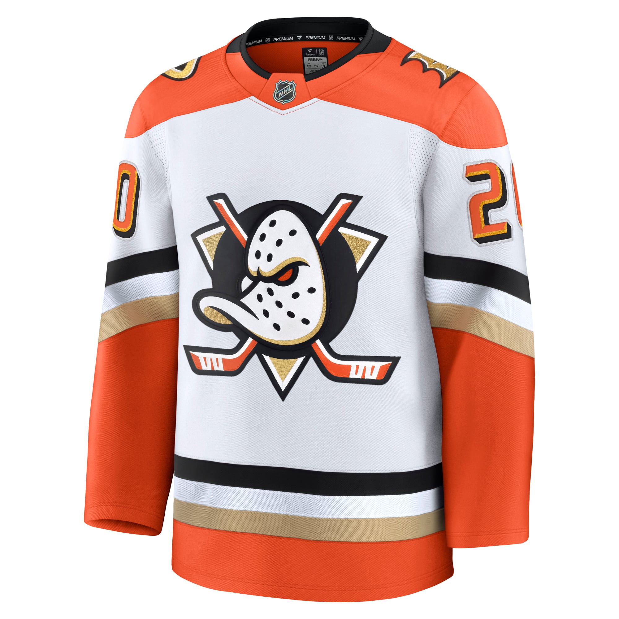 Chris Kreider Anaheim Ducks Away Premium Jersey - White - Image 3