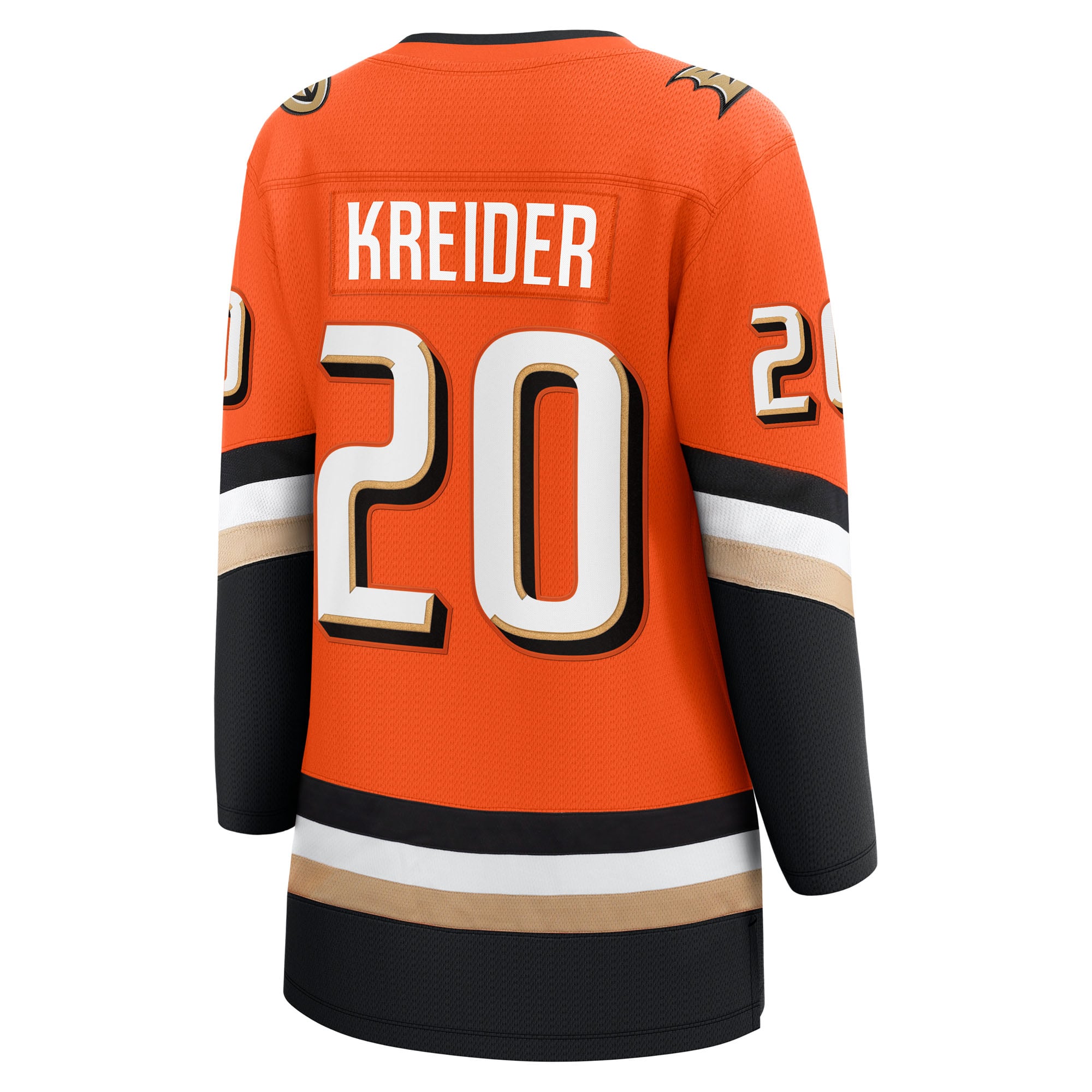 Chris Kreider Anaheim Ducks Women's Home Breakaway Player Jersey - Orange - Image 4