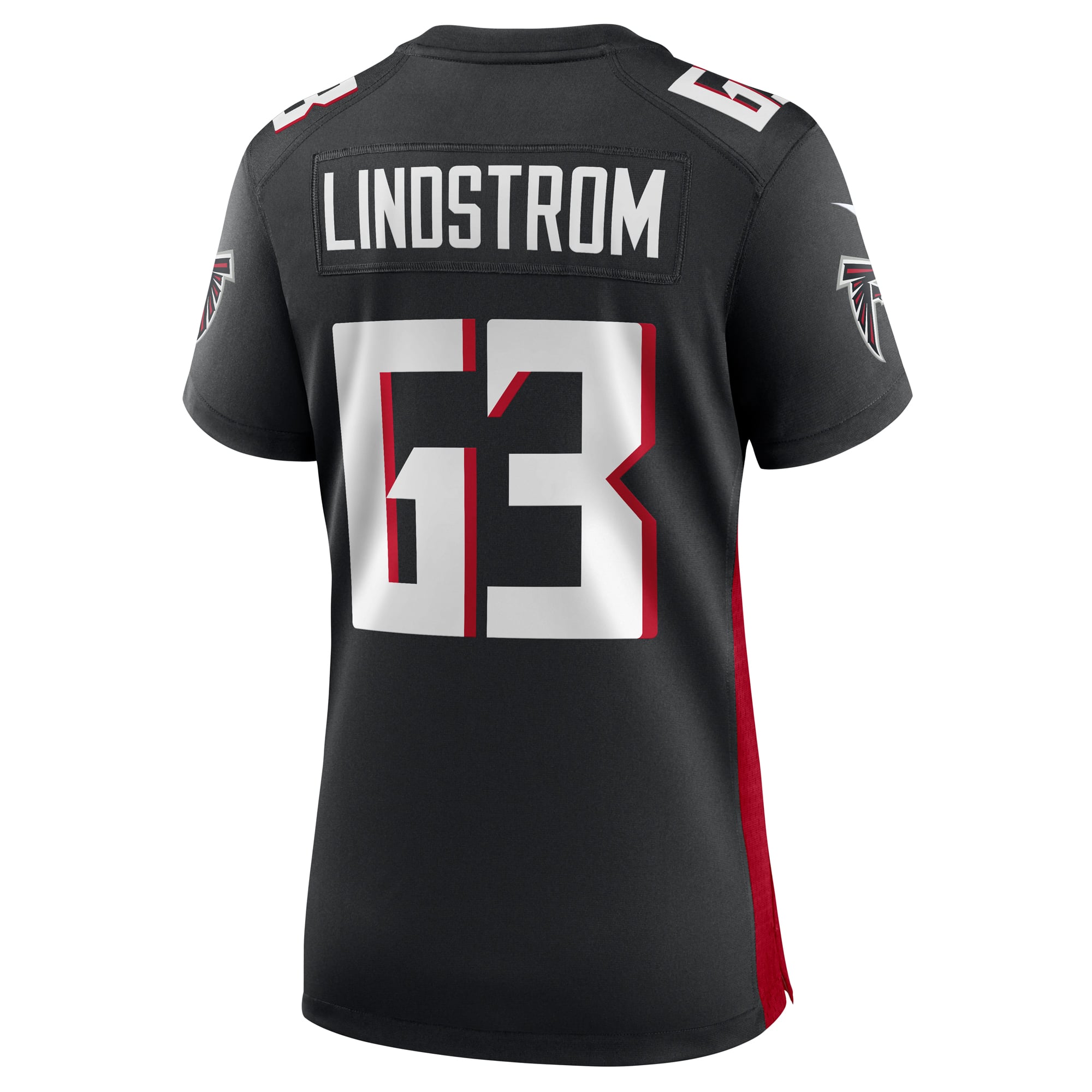 Chris Lindstrom Atlanta Falcons Women's Team Game Jersey - Black - Image 4