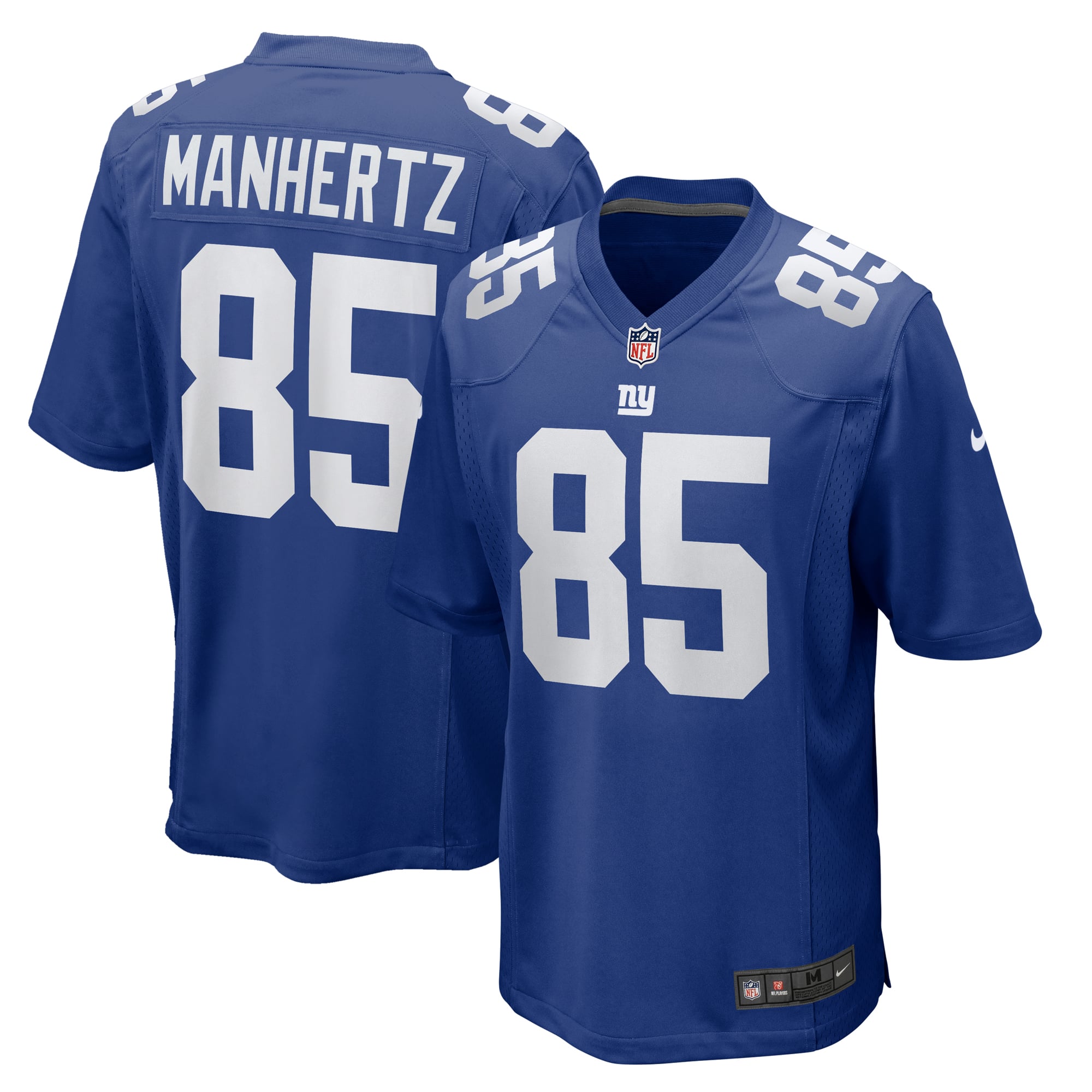 Chris Manhertz New York Giants Team Game Jersey - Royal - Image 2