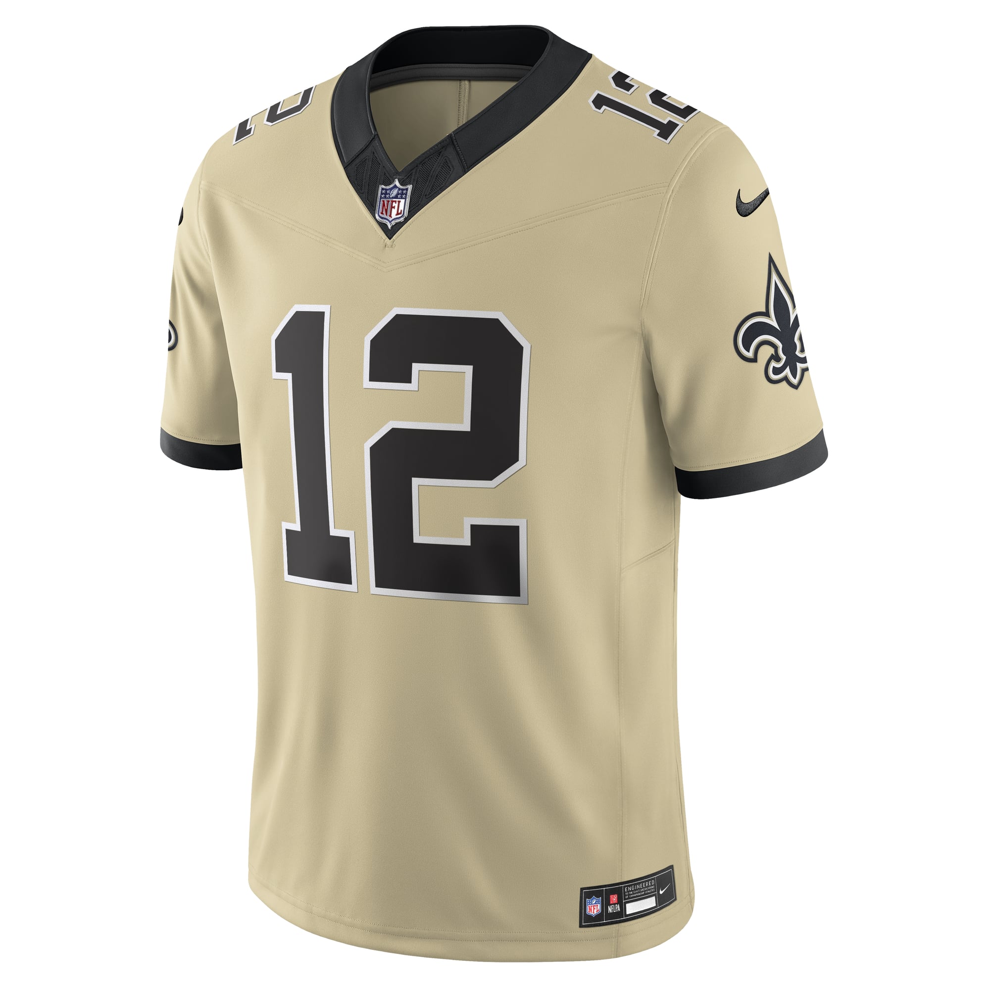 Chris Olave New Orleans Saints Gameday Golds Alternate Vapor F.U.S.E. Limited Jersey - Gold - Image 3