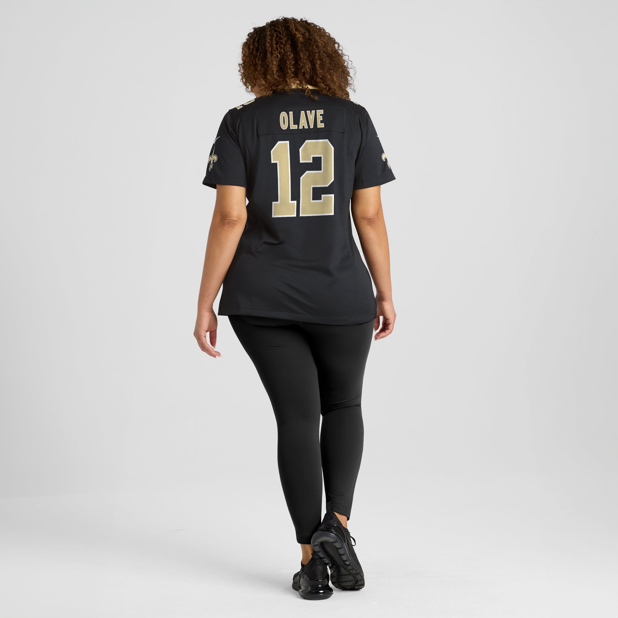 Chris Olave New Orleans Saints Women's Game Player Jersey - Black - Image 8