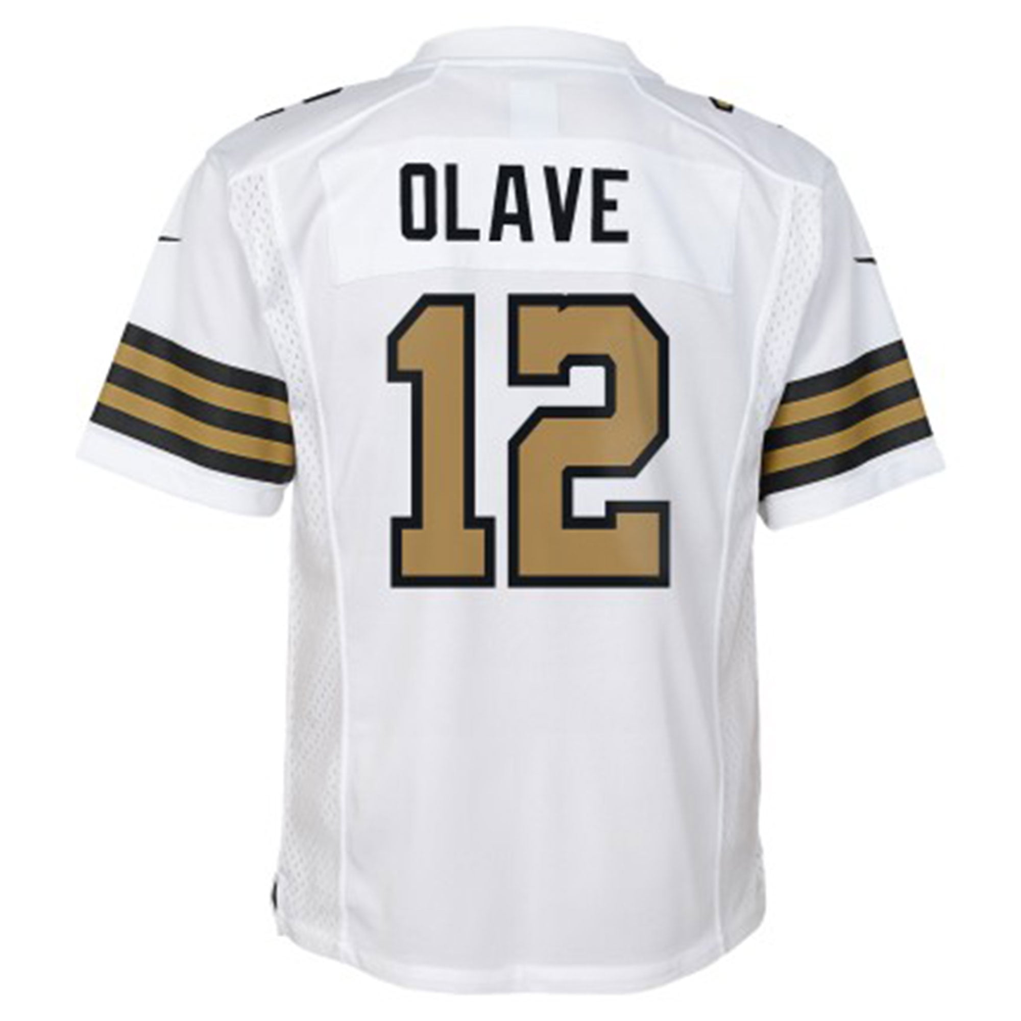 Chris Olave New Orleans Saints Youth Game Jersey - White - Image 4