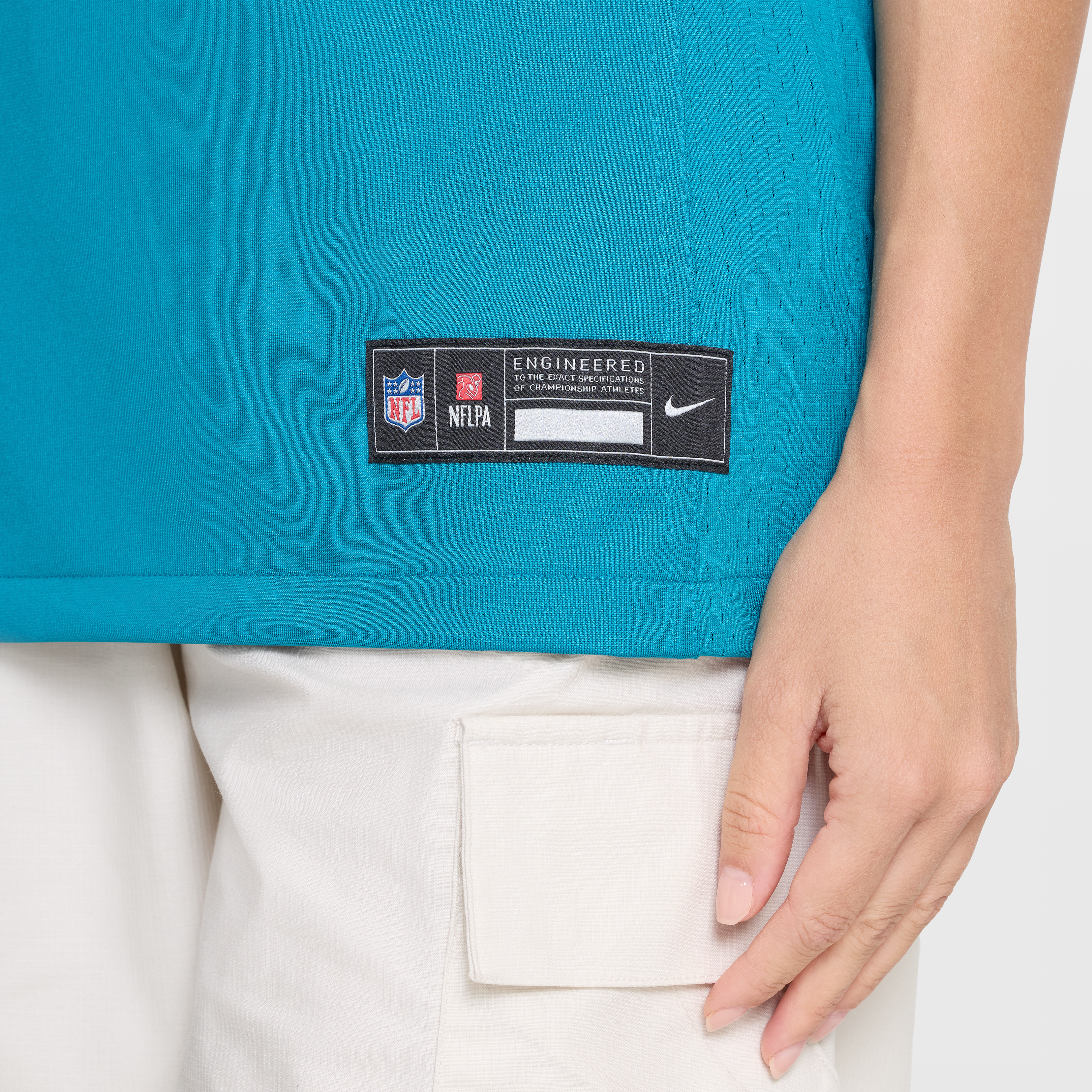 Chris Rodriguez Jr. Jacksonville Jaguars Women's Team Game Jersey - Teal - Image 10