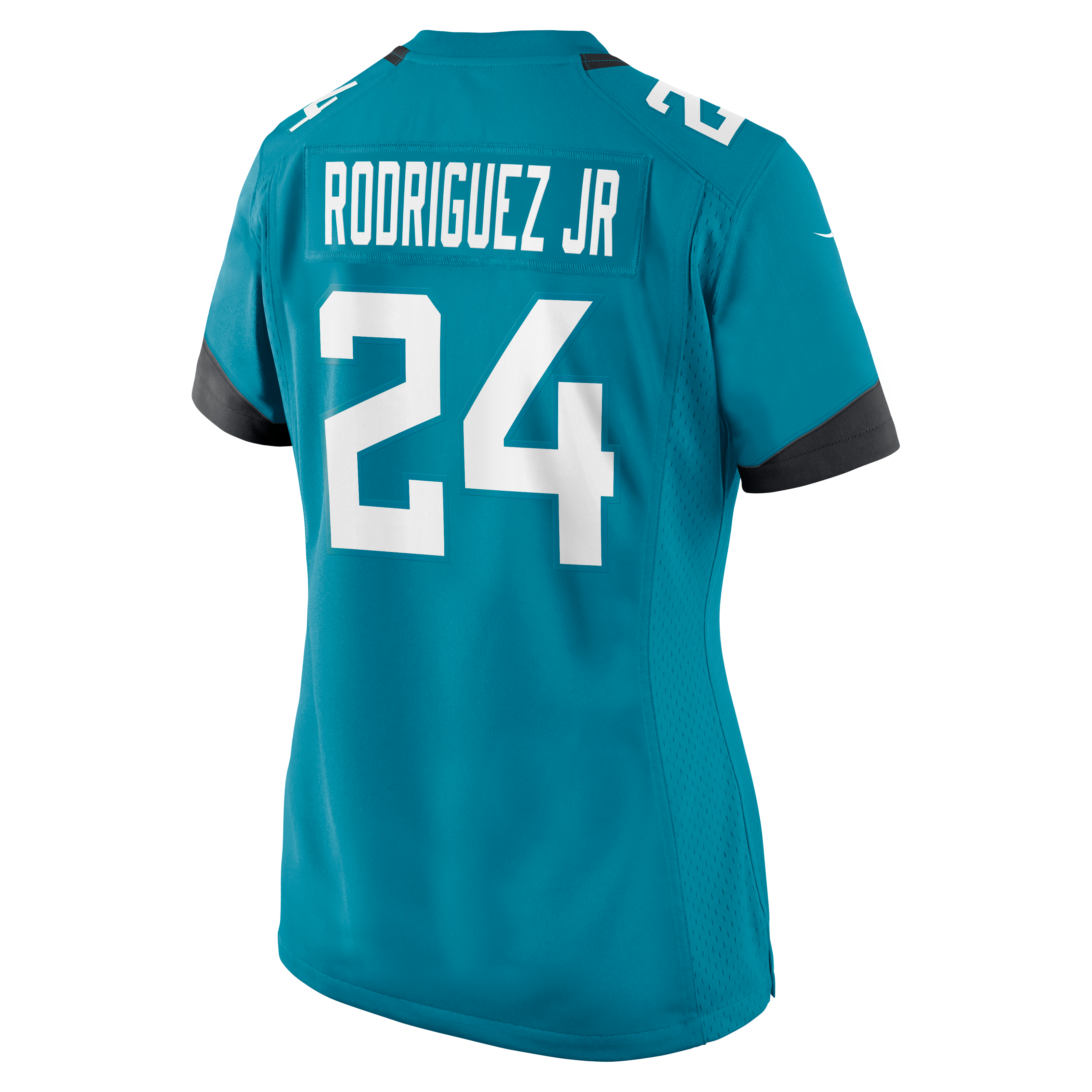Chris Rodriguez Jr. Jacksonville Jaguars Women's Team Game Jersey - Teal - Image 8