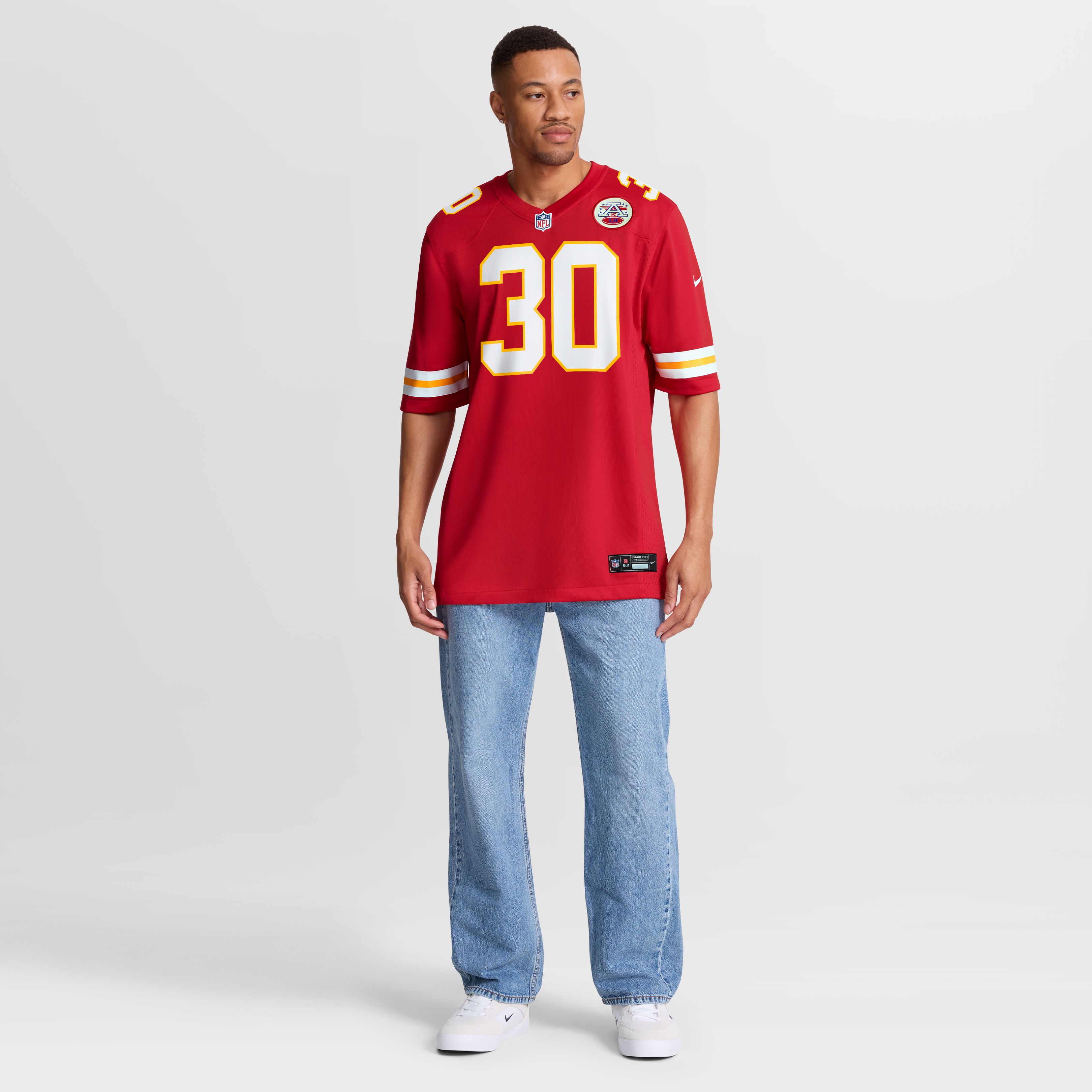 Chris Roland-Wallace Kansas City Chiefs Game Jersey - Red - Image 8