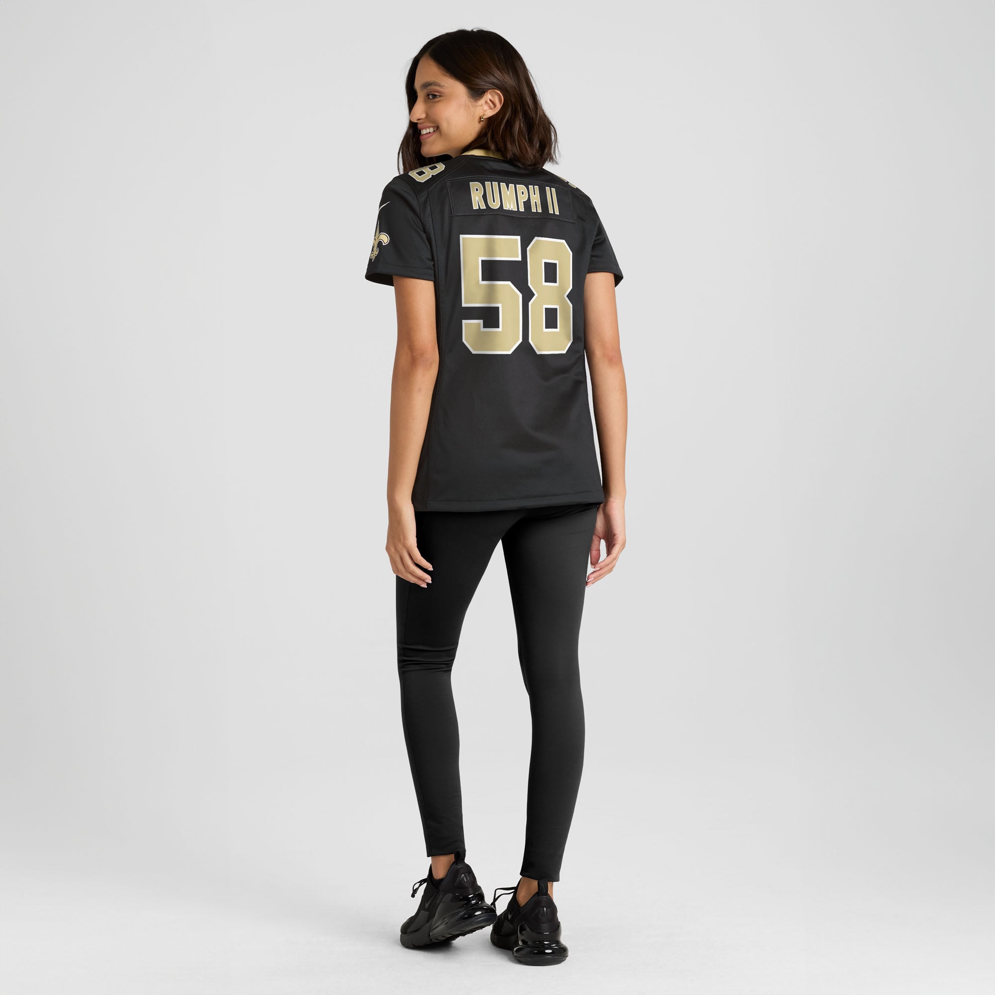 Chris Rumph II New Orleans Saints Women's Team Game Jersey - Black - Image 6